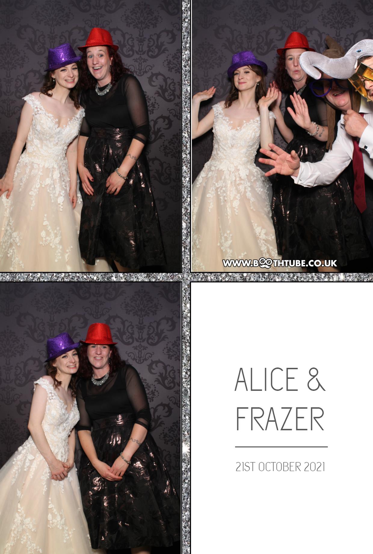 Alice and Frazer | View more photos from the event at gallery.boothtube.co.uk/u/BoothtubeLtd/Alice-and-Frazer