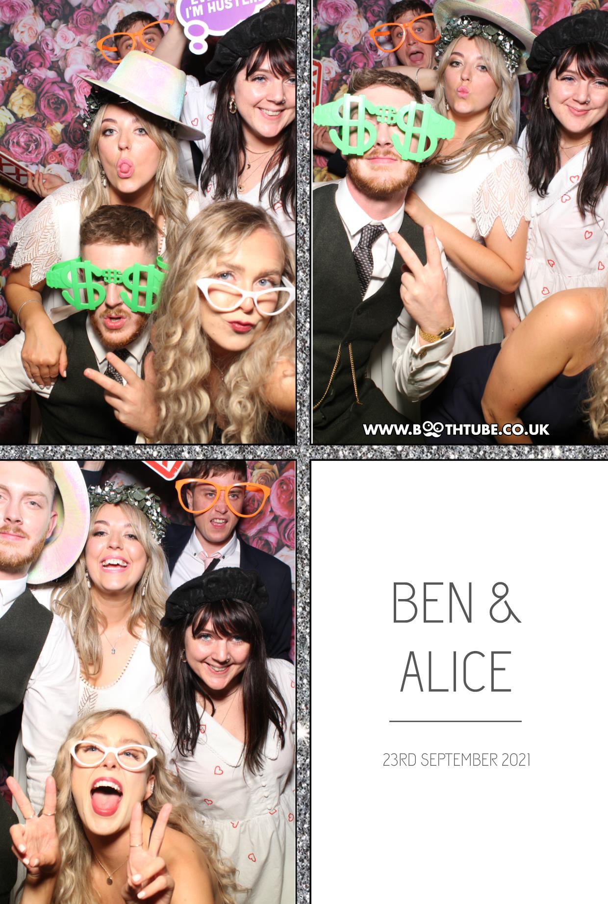 Ben and Alice | View more photos from the event at gallery.boothtube.co.uk/u/BoothtubeLtd/Ben-and-Alice