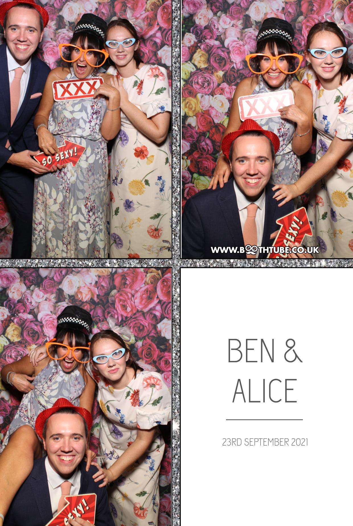 Ben and Alice | View more photos from the event at gallery.boothtube.co.uk/u/BoothtubeLtd/Ben-and-Alice
