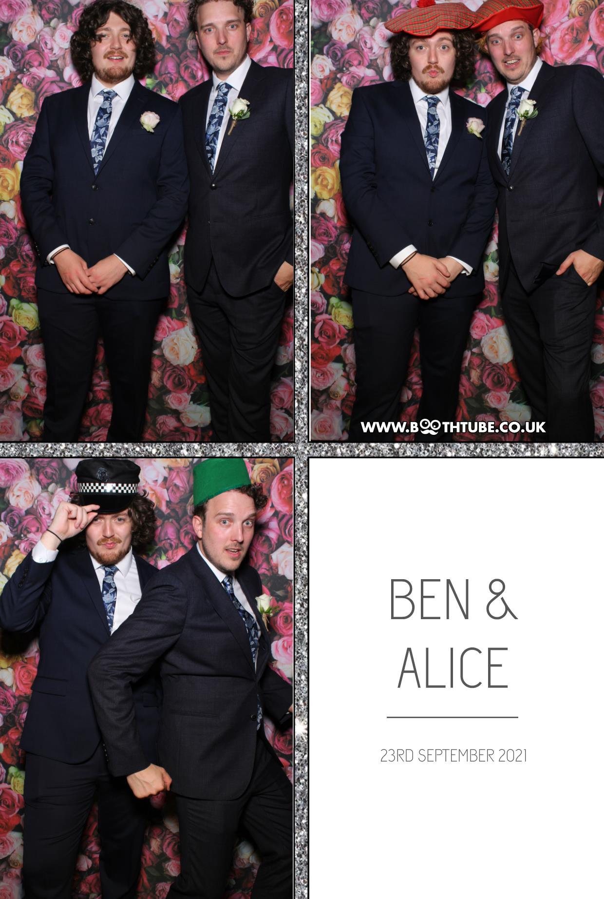 Ben and Alice | View more photos from the event at gallery.boothtube.co.uk/u/BoothtubeLtd/Ben-and-Alice
