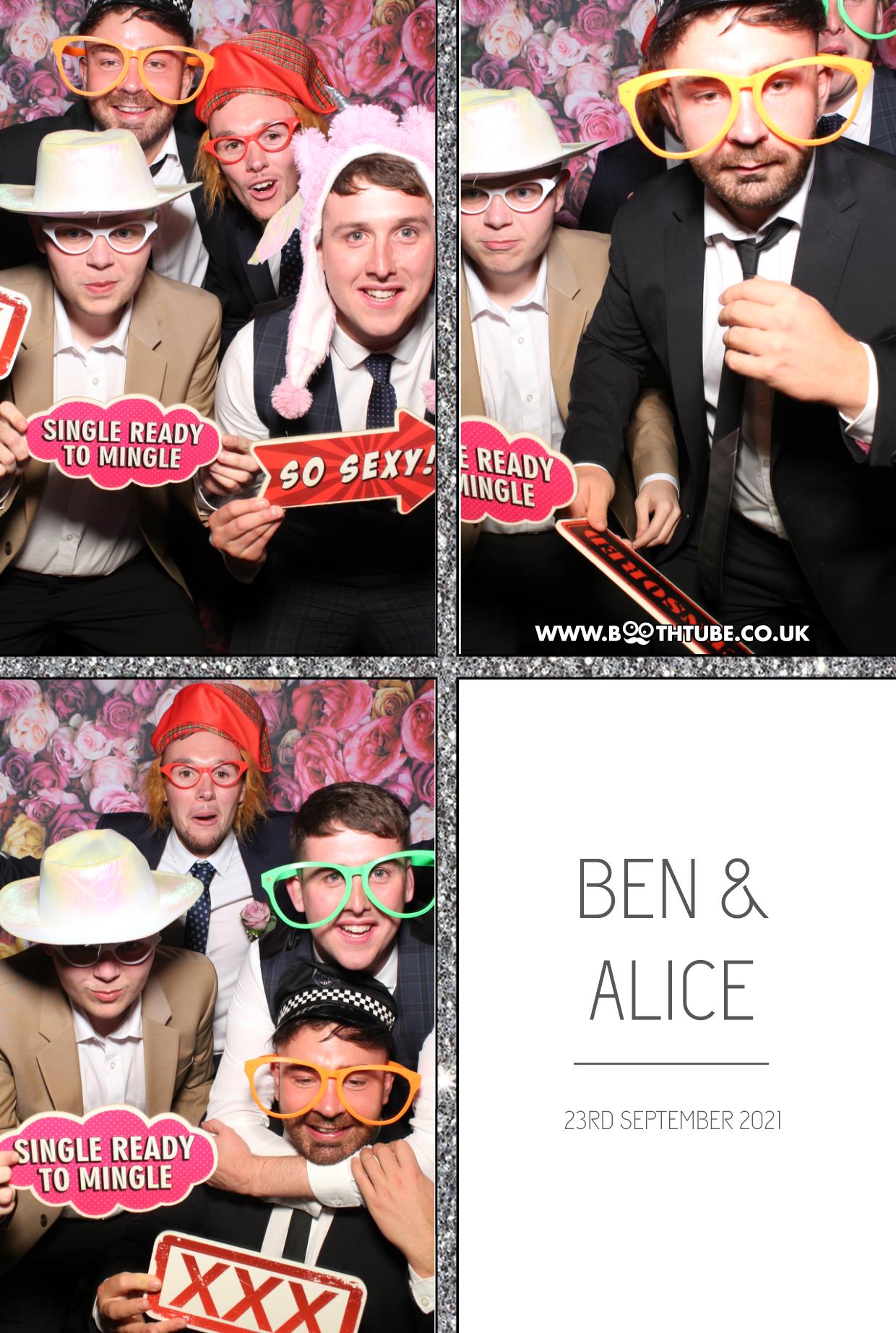 Ben and Alice | View more photos from the event at gallery.boothtube.co.uk/u/BoothtubeLtd/Ben-and-Alice