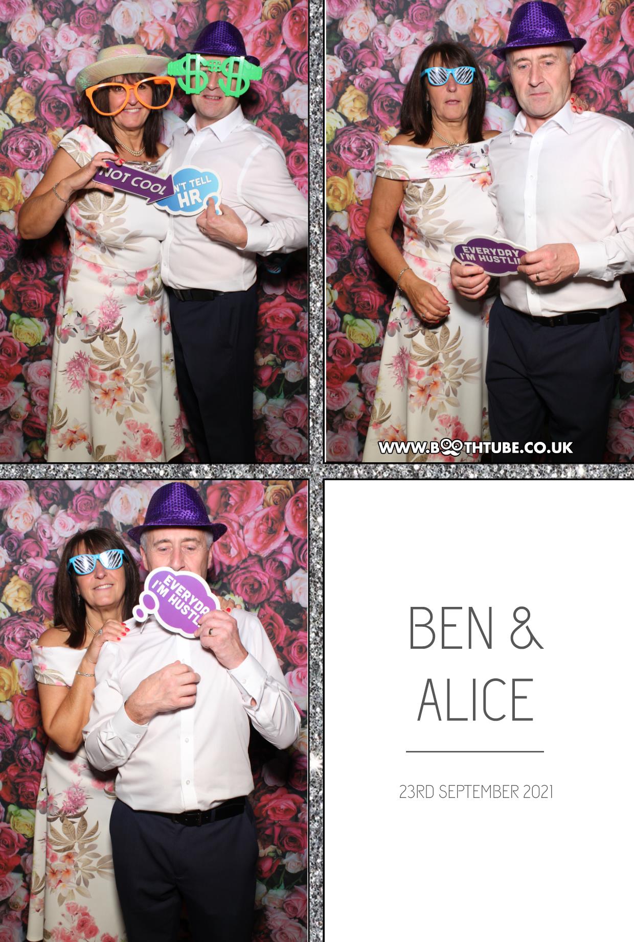 Ben and Alice | View more photos from the event at gallery.boothtube.co.uk/u/BoothtubeLtd/Ben-and-Alice