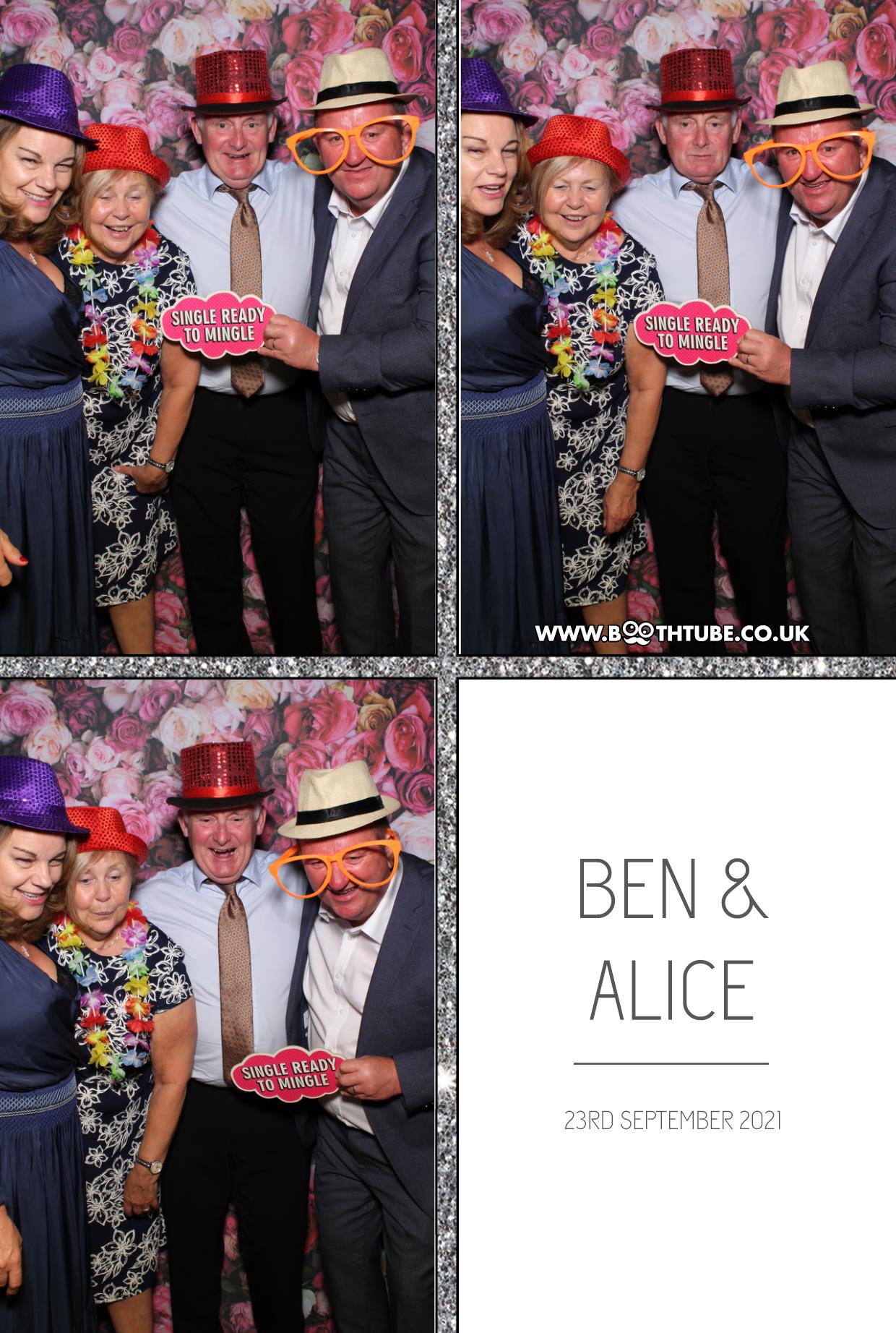Ben and Alice | View more photos from the event at gallery.boothtube.co.uk/u/BoothtubeLtd/Ben-and-Alice