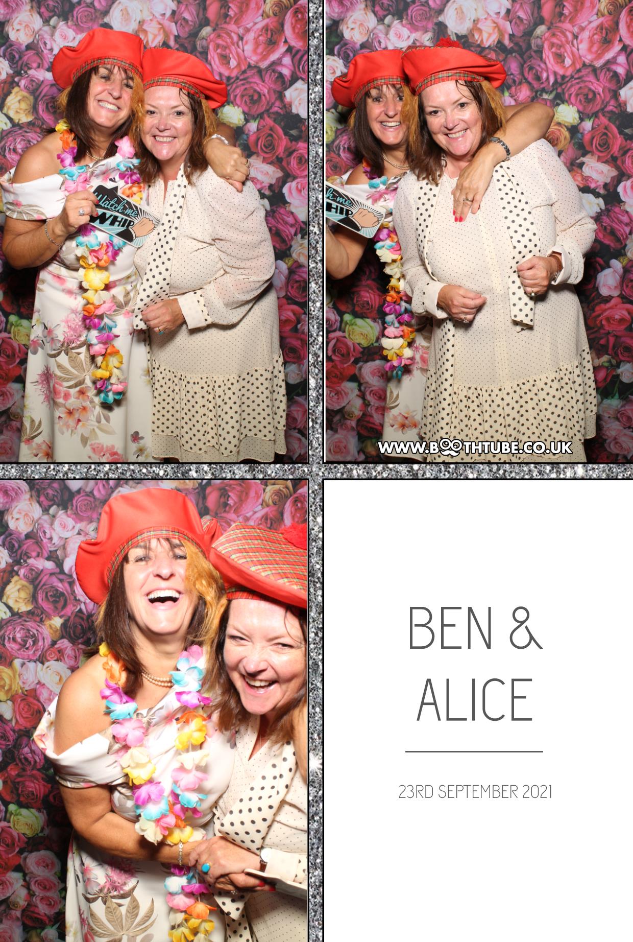 Ben and Alice | View more photos from the event at gallery.boothtube.co.uk/u/BoothtubeLtd/Ben-and-Alice
