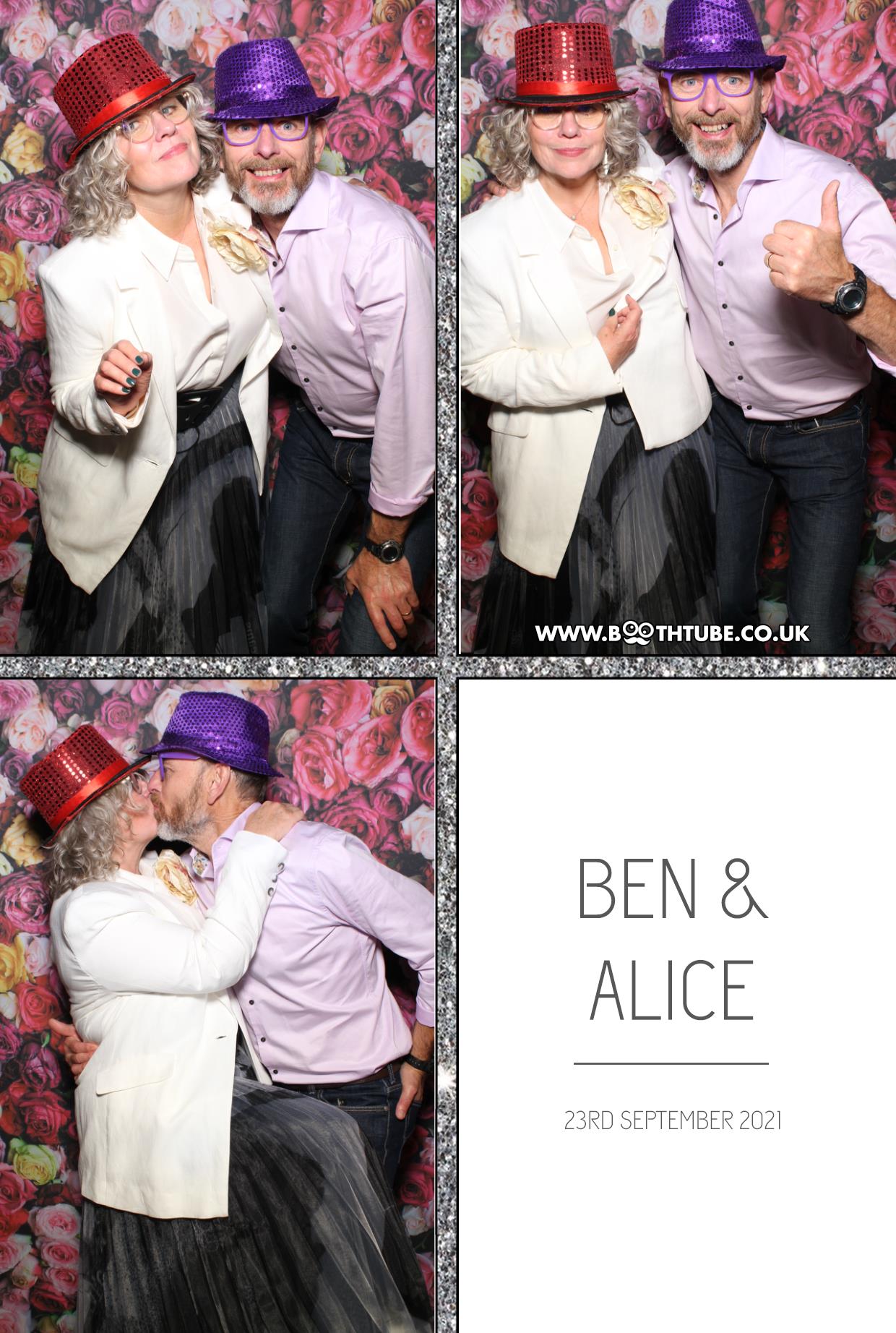 Ben and Alice | View more photos from the event at gallery.boothtube.co.uk/u/BoothtubeLtd/Ben-and-Alice
