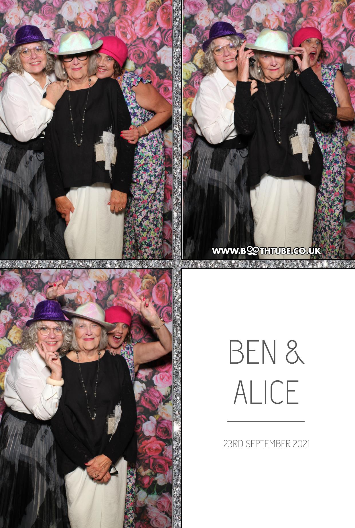 Ben and Alice | View more photos from the event at gallery.boothtube.co.uk/u/BoothtubeLtd/Ben-and-Alice