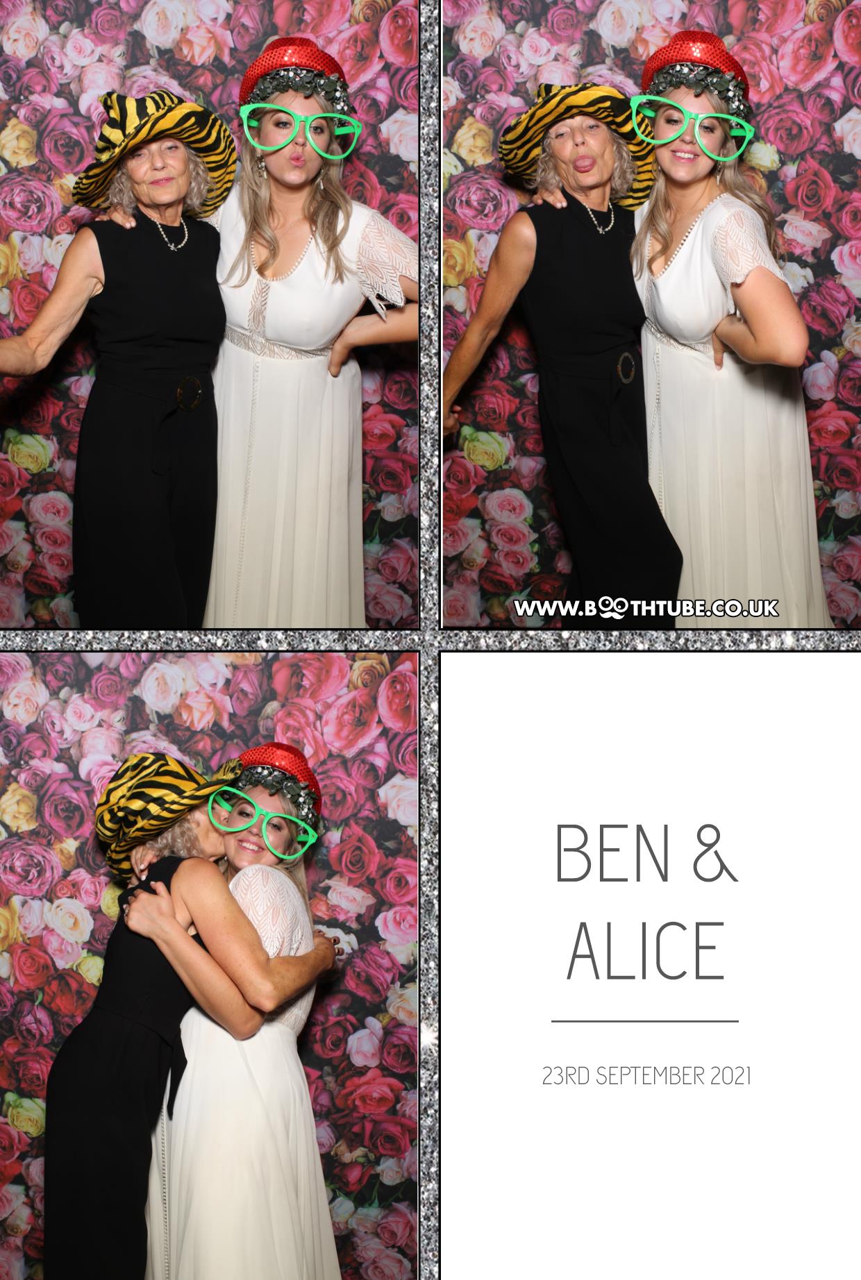 Ben and Alice | View more photos from the event at gallery.boothtube.co.uk/u/BoothtubeLtd/Ben-and-Alice
