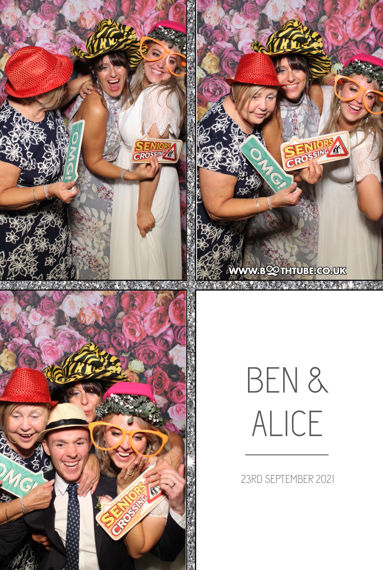 Ben and Alice | View more photos from the event at gallery.boothtube.co.uk/u/BoothtubeLtd/Ben-and-Alice