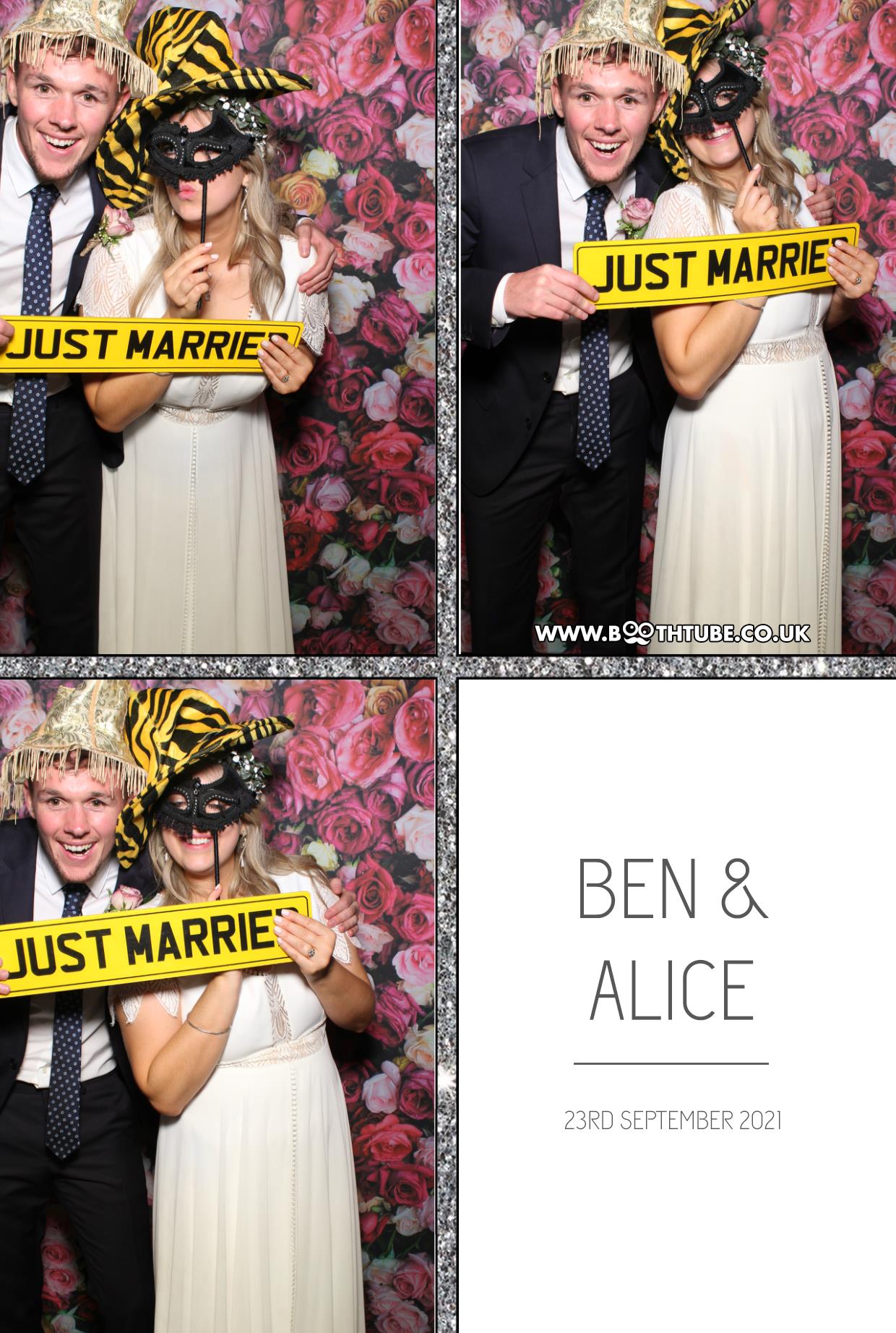 Ben and Alice | View more photos from the event at gallery.boothtube.co.uk/u/BoothtubeLtd/Ben-and-Alice