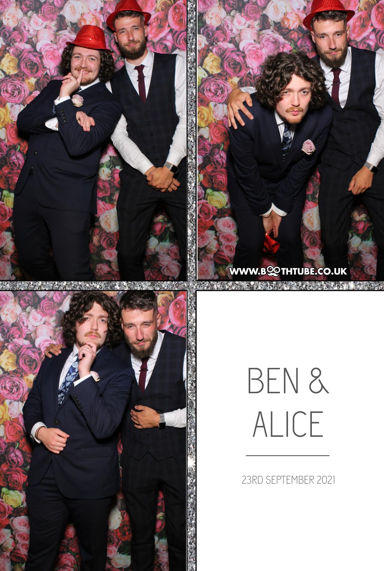 Ben and Alice | View more photos from the event at gallery.boothtube.co.uk/u/BoothtubeLtd/Ben-and-Alice
