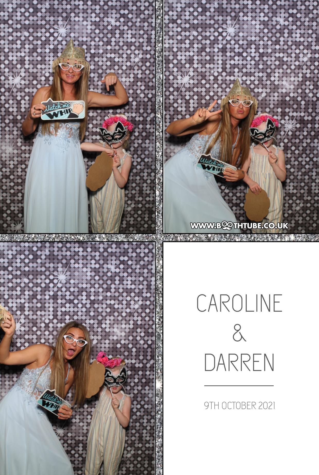 Caroline and Darren | View more photos from the event at gallery.boothtube.co.uk/u/BoothtubeLtd/Caroline-and-Darren