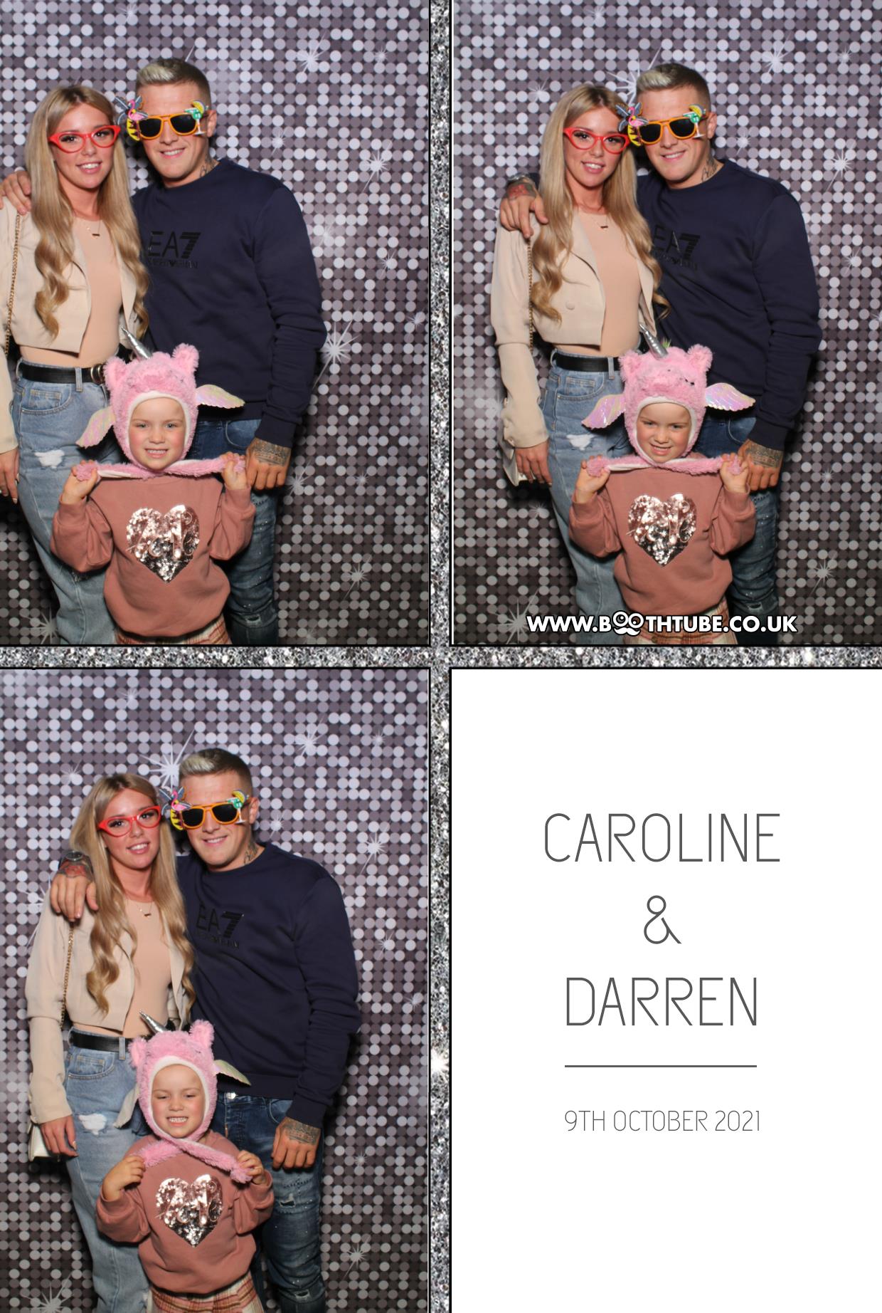 Caroline and Darren | View more photos from the event at gallery.boothtube.co.uk/u/BoothtubeLtd/Caroline-and-Darren