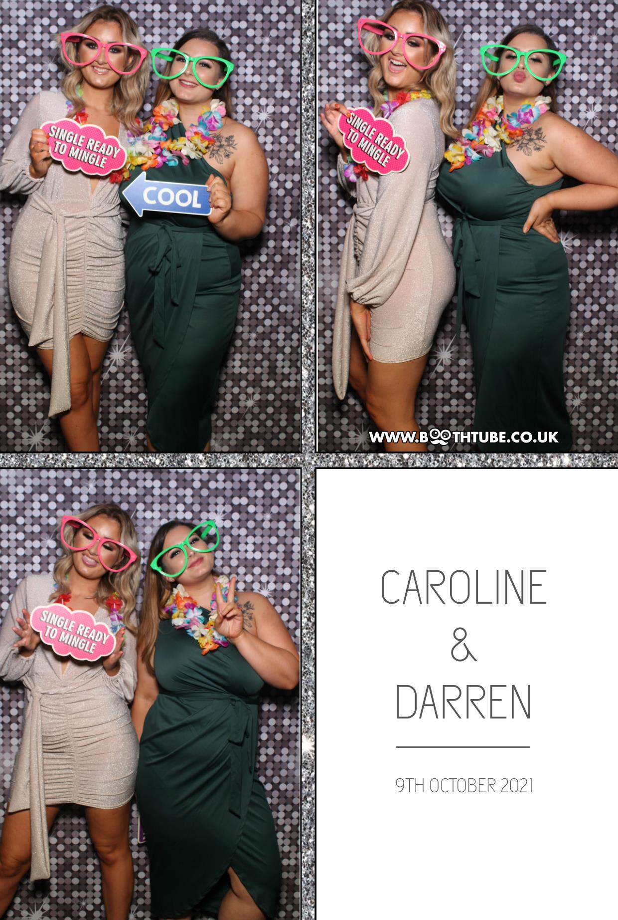 Caroline and Darren | View more photos from the event at gallery.boothtube.co.uk/u/BoothtubeLtd/Caroline-and-Darren