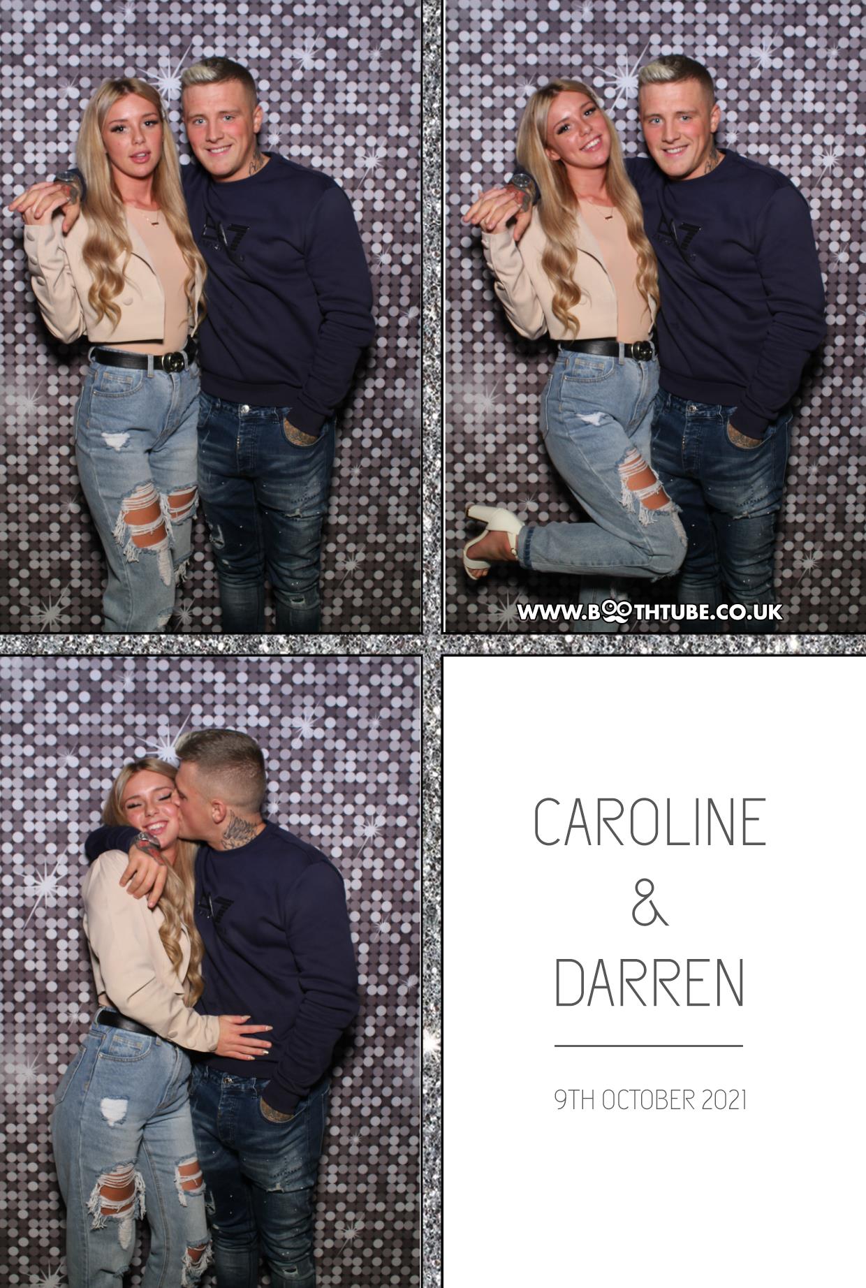 Caroline and Darren | View more photos from the event at gallery.boothtube.co.uk/u/BoothtubeLtd/Caroline-and-Darren
