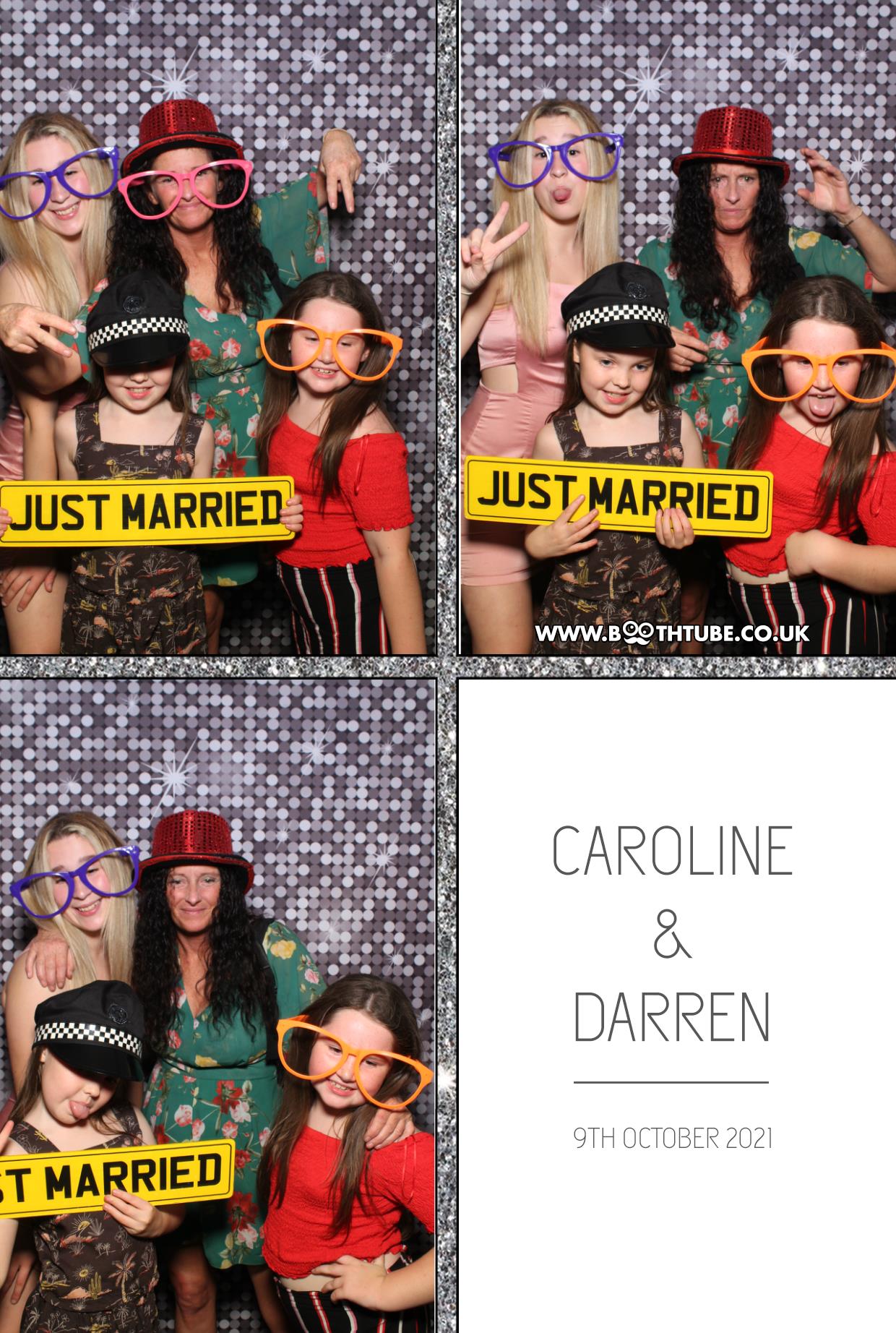 Caroline and Darren | View more photos from the event at gallery.boothtube.co.uk/u/BoothtubeLtd/Caroline-and-Darren