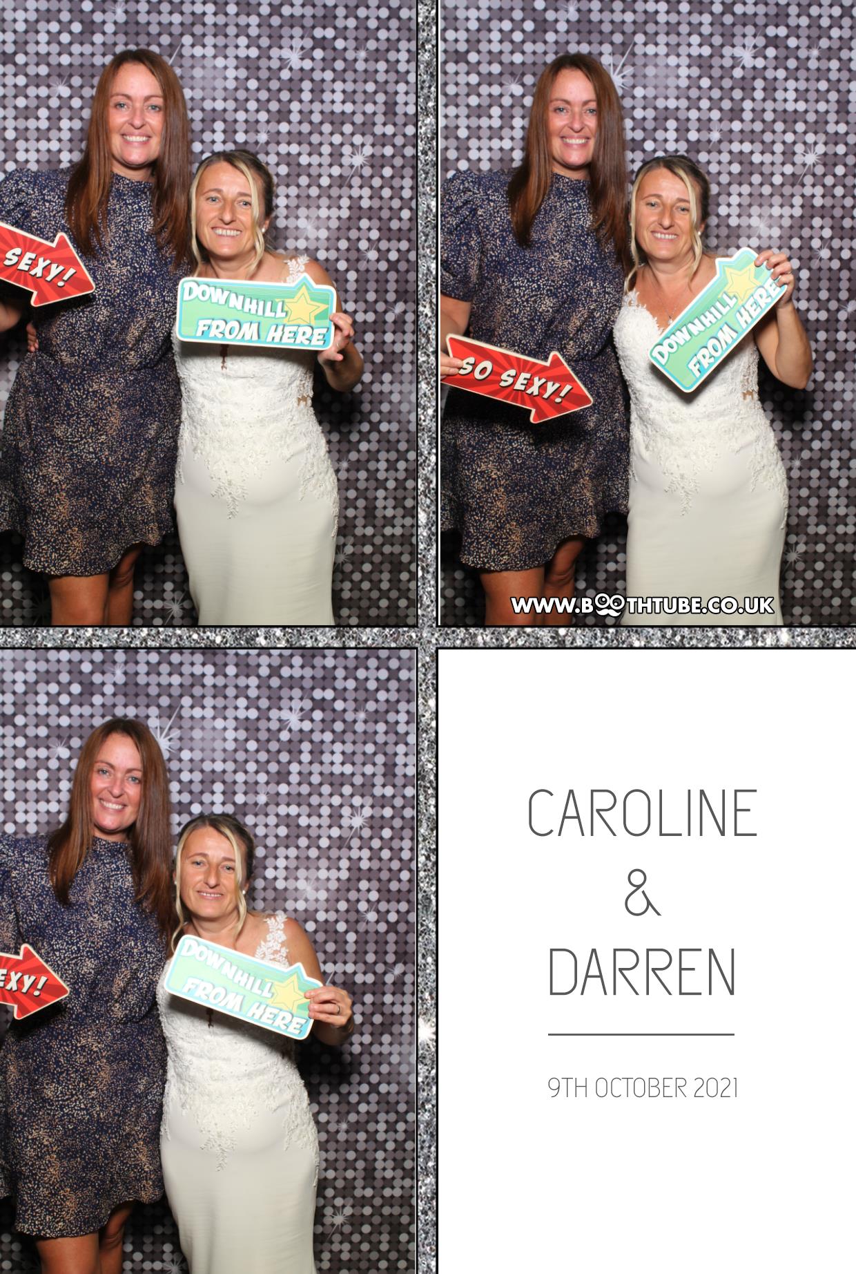 Caroline and Darren | View more photos from the event at gallery.boothtube.co.uk/u/BoothtubeLtd/Caroline-and-Darren