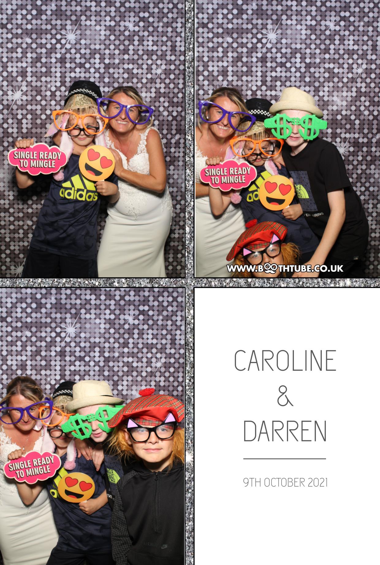 Caroline and Darren | View more photos from the event at gallery.boothtube.co.uk/u/BoothtubeLtd/Caroline-and-Darren