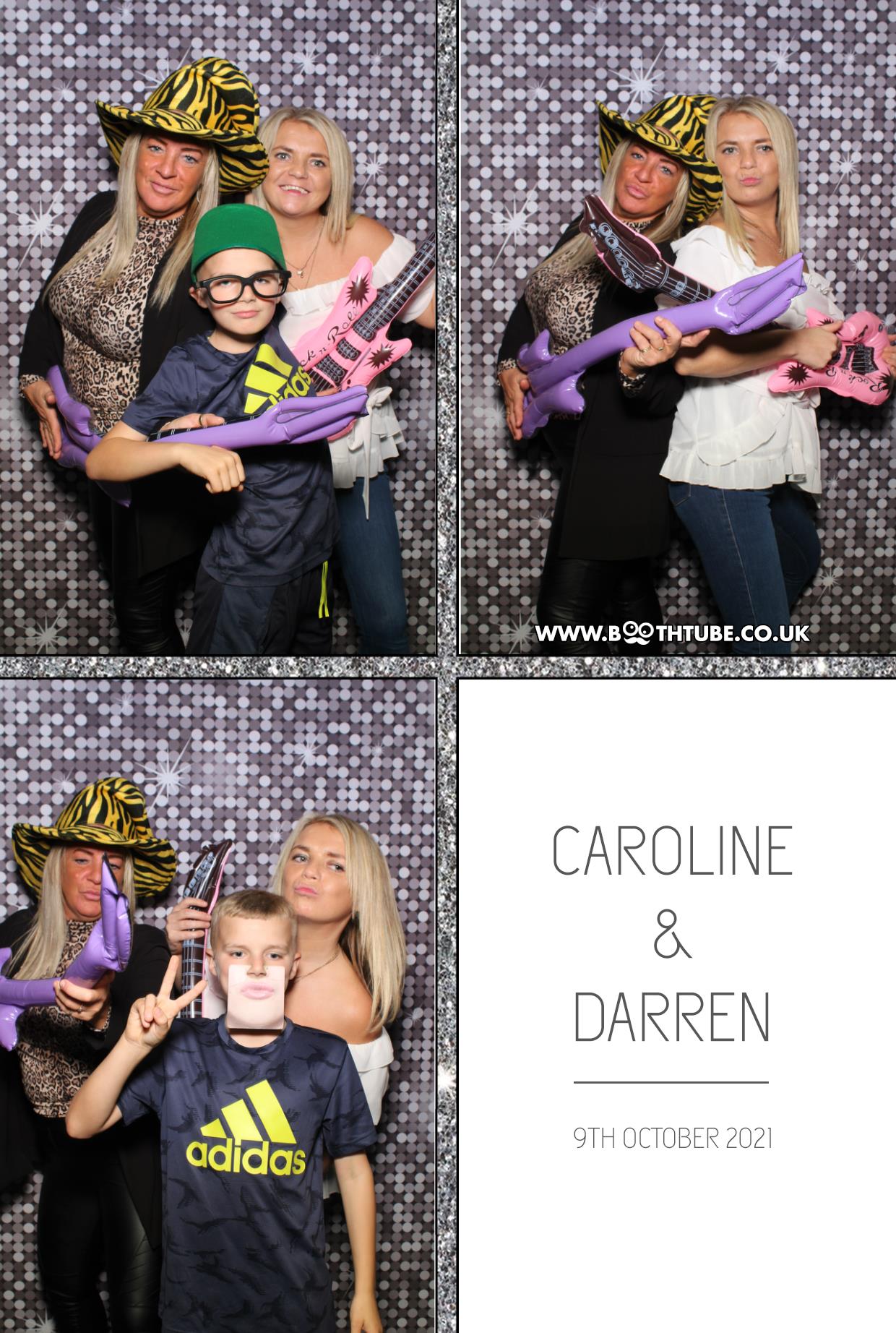 Caroline and Darren | View more photos from the event at gallery.boothtube.co.uk/u/BoothtubeLtd/Caroline-and-Darren