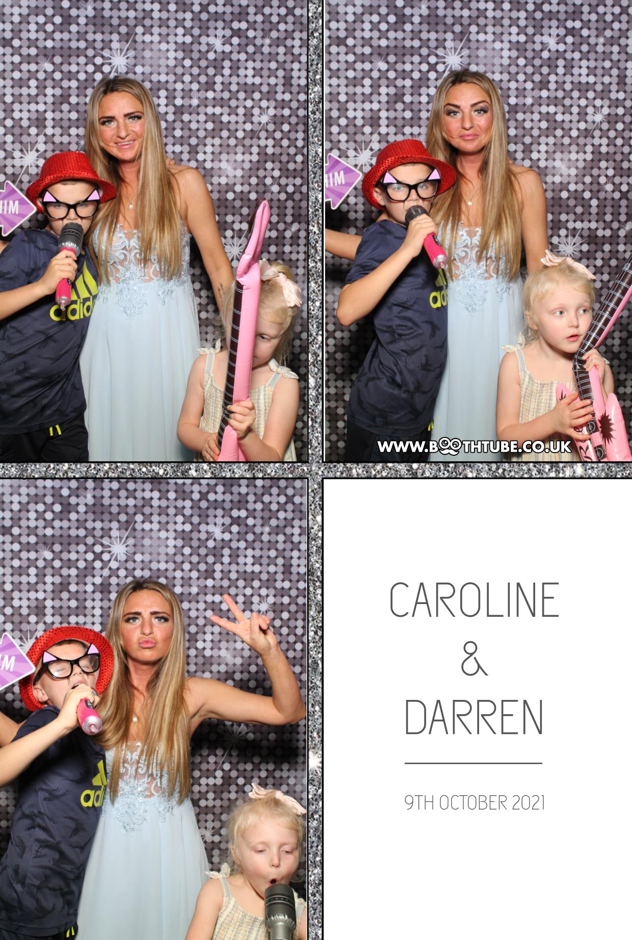 Caroline and Darren | View more photos from the event at gallery.boothtube.co.uk/u/BoothtubeLtd/Caroline-and-Darren