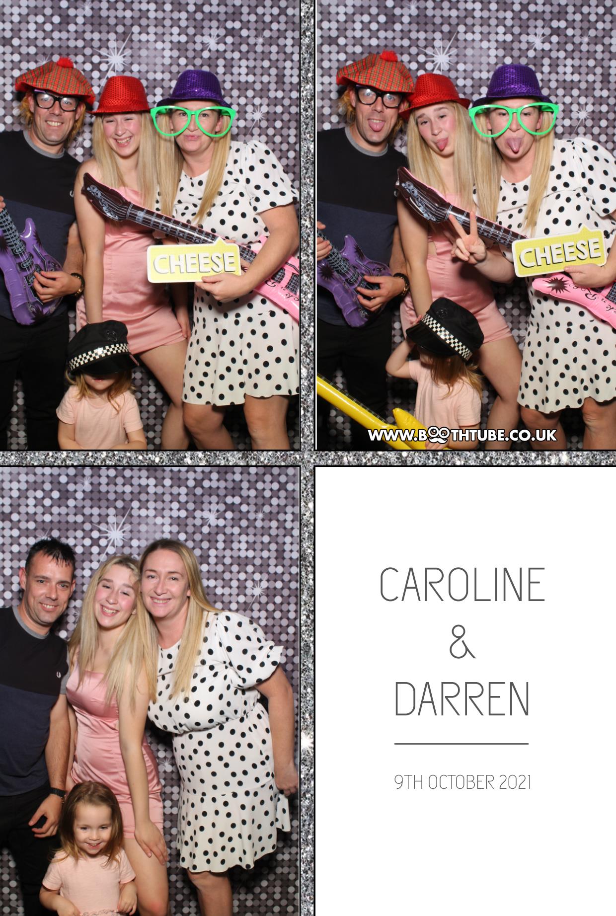 Caroline and Darren | View more photos from the event at gallery.boothtube.co.uk/u/BoothtubeLtd/Caroline-and-Darren