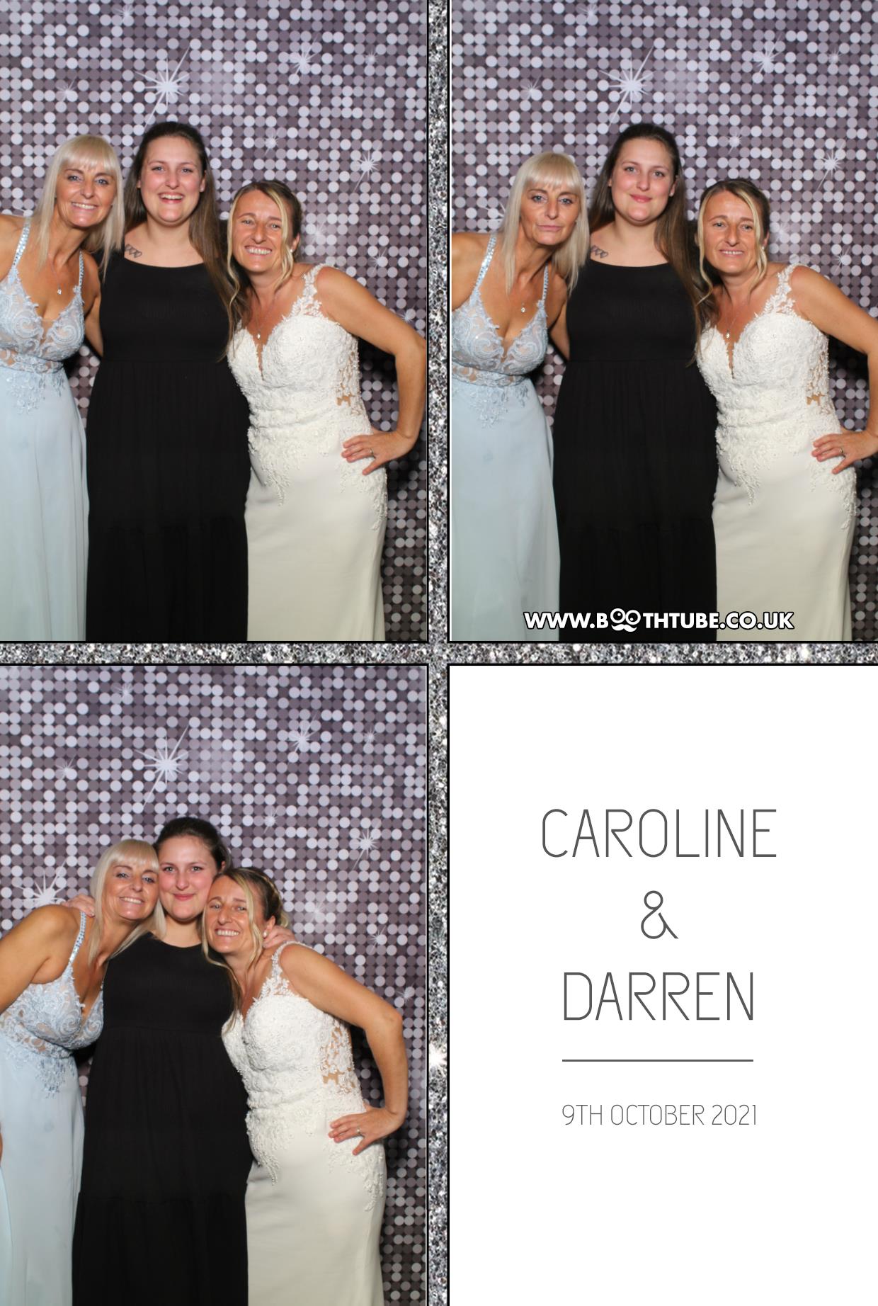 Caroline and Darren | View more photos from the event at gallery.boothtube.co.uk/u/BoothtubeLtd/Caroline-and-Darren