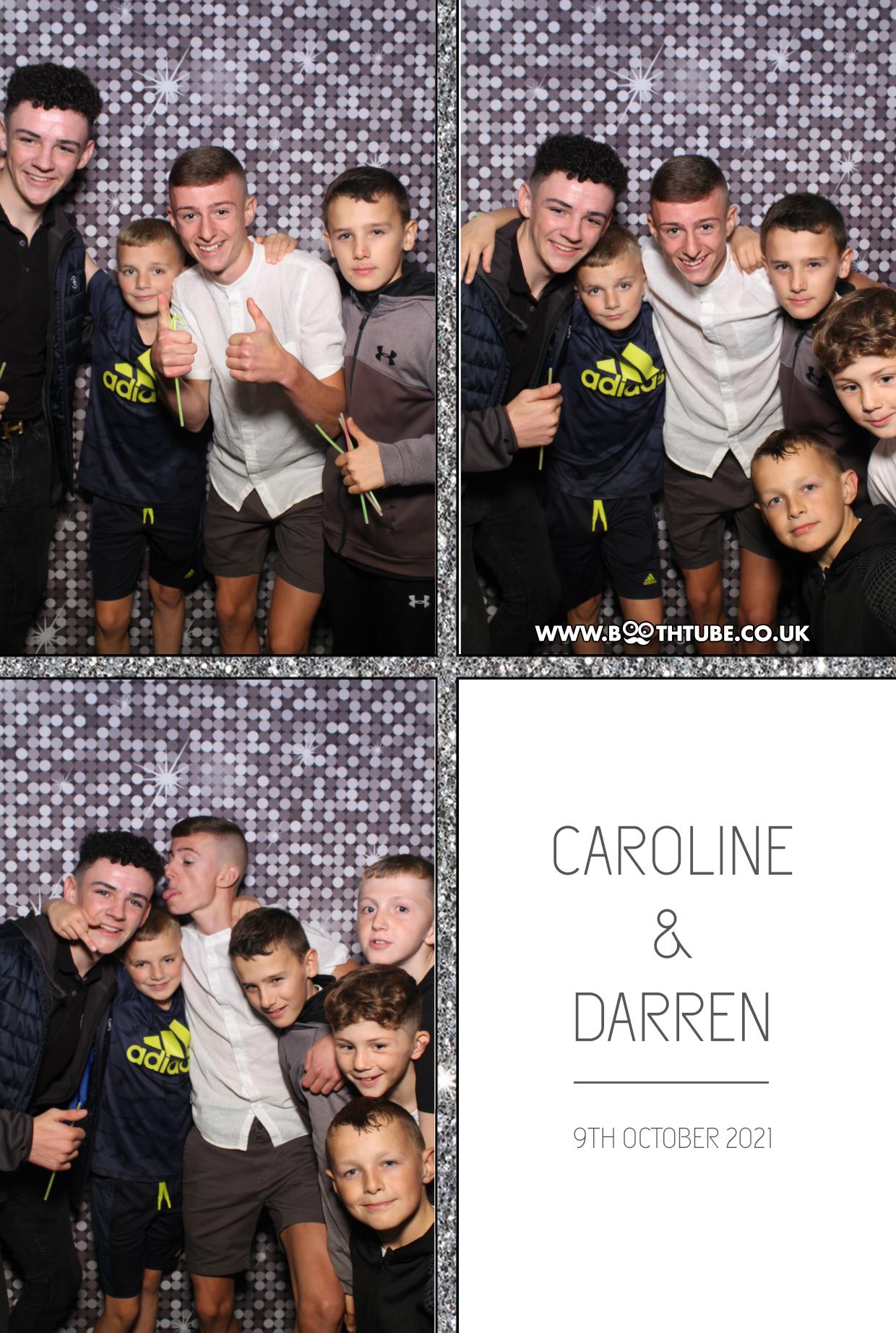 Caroline and Darren | View more photos from the event at gallery.boothtube.co.uk/u/BoothtubeLtd/Caroline-and-Darren