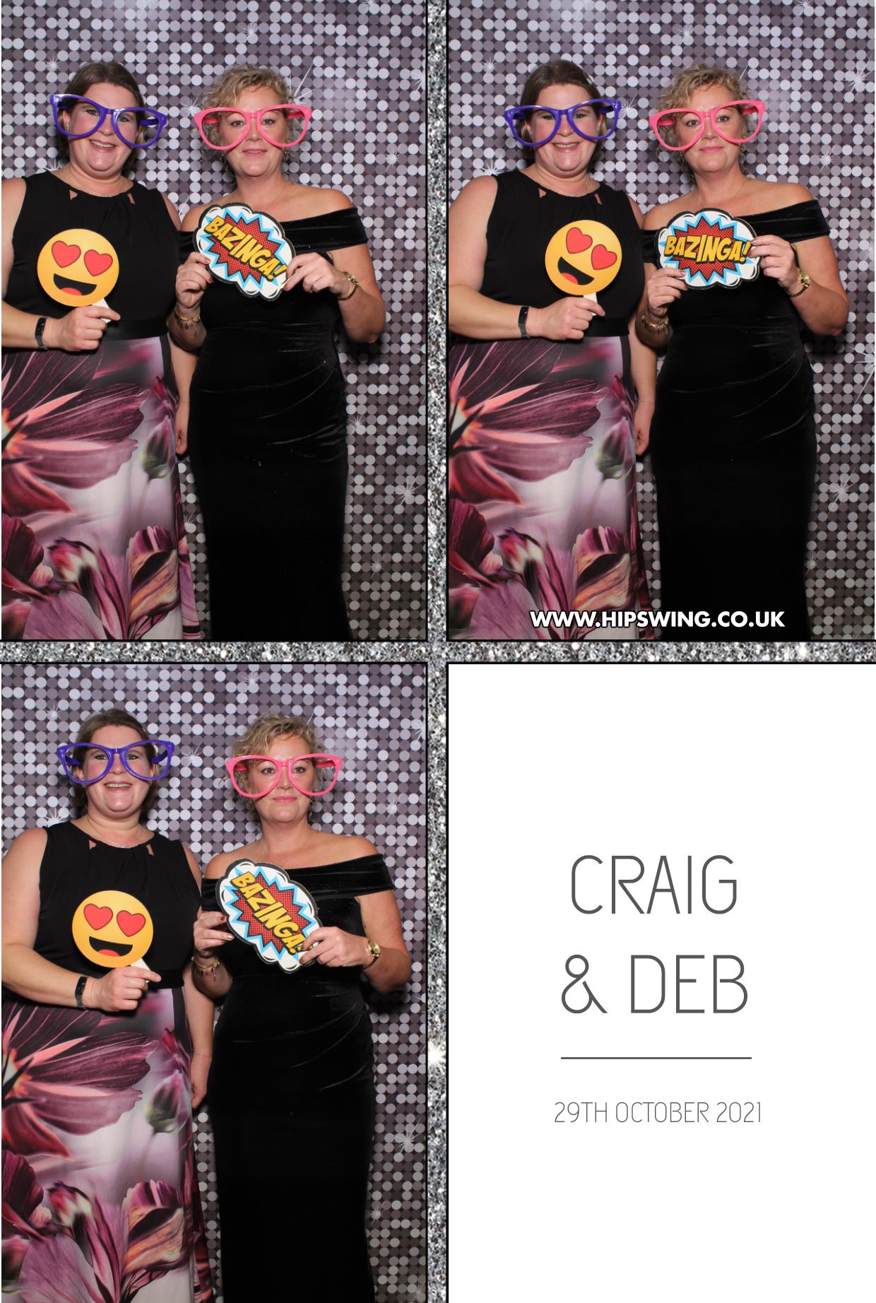 Deborah and Craig | View more photos from the event at gallery.boothtube.co.uk/u/BoothtubeLtd/Deborah-and-Craig