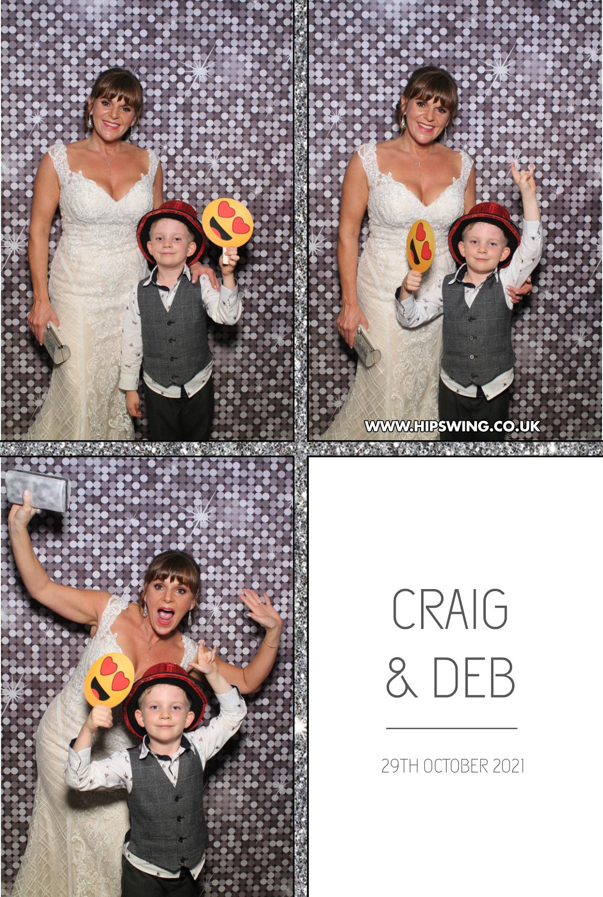 Deborah and Craig | View more photos from the event at gallery.boothtube.co.uk/u/BoothtubeLtd/Deborah-and-Craig