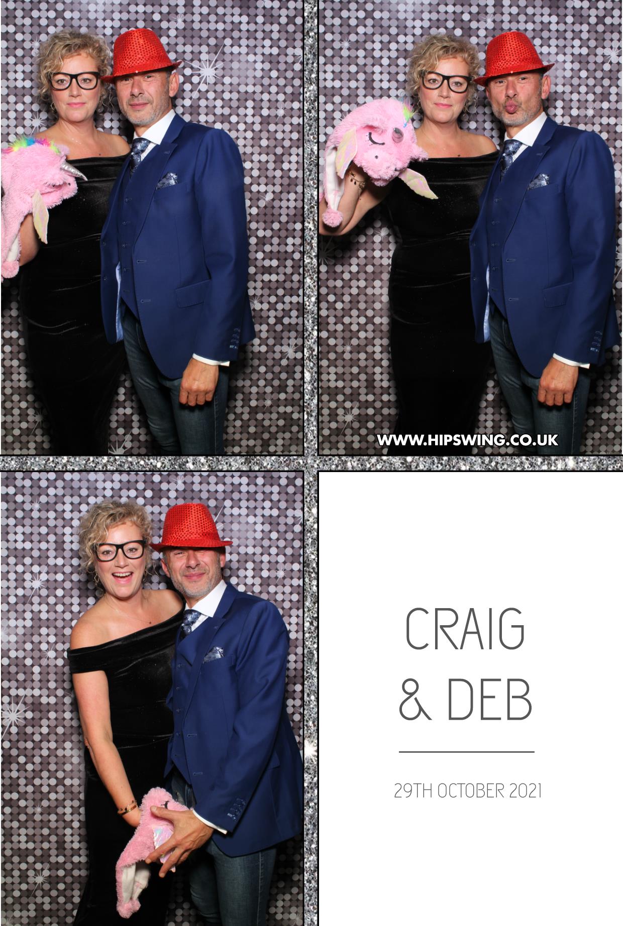 Deborah and Craig | View more photos from the event at gallery.boothtube.co.uk/u/BoothtubeLtd/Deborah-and-Craig