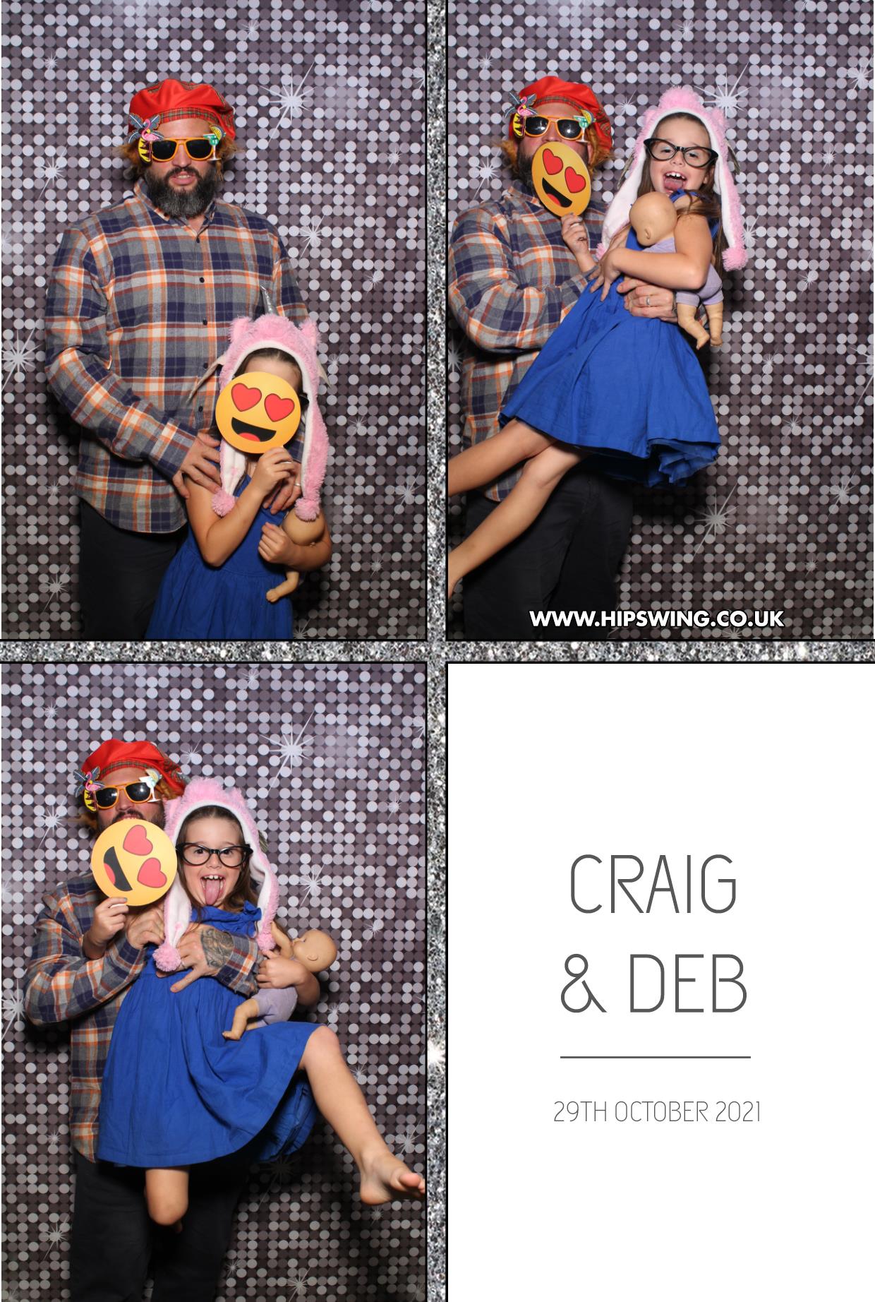 Deborah and Craig | View more photos from the event at gallery.boothtube.co.uk/u/BoothtubeLtd/Deborah-and-Craig