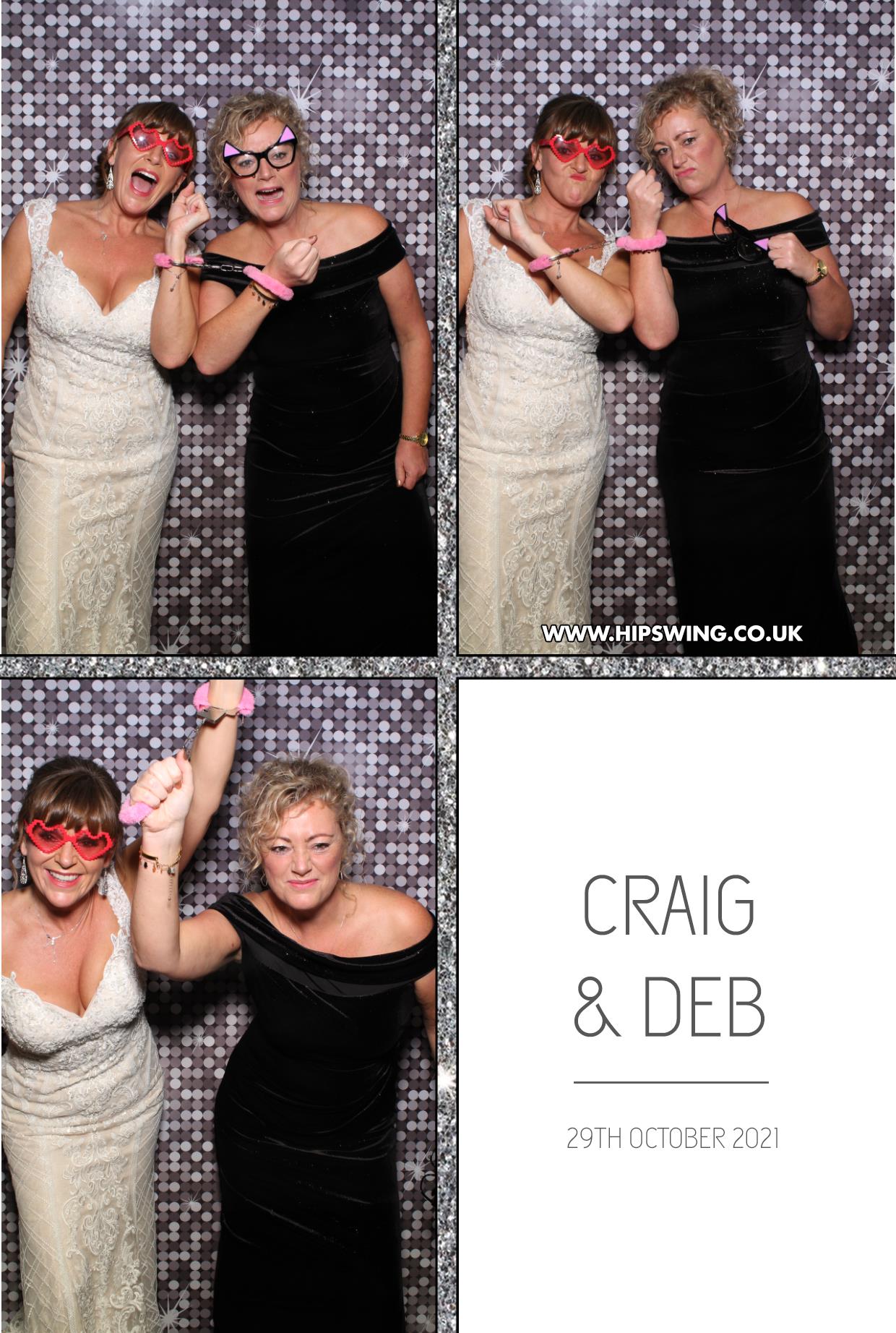 Deborah and Craig | View more photos from the event at gallery.boothtube.co.uk/u/BoothtubeLtd/Deborah-and-Craig