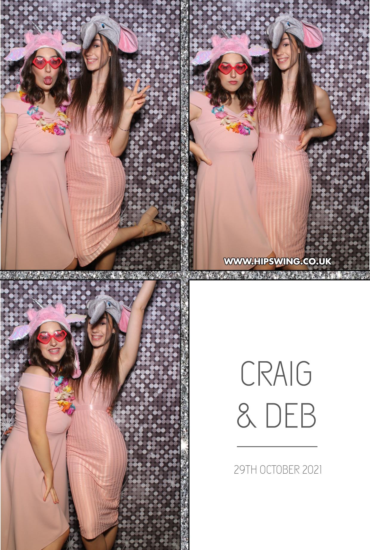 Deborah and Craig | View more photos from the event at gallery.boothtube.co.uk/u/BoothtubeLtd/Deborah-and-Craig