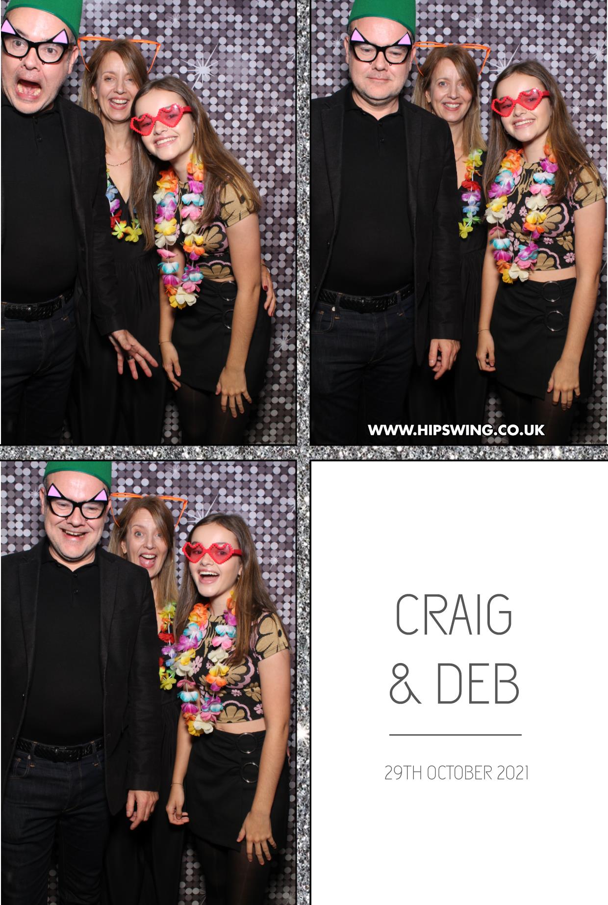 Deborah and Craig | View more photos from the event at gallery.boothtube.co.uk/u/BoothtubeLtd/Deborah-and-Craig
