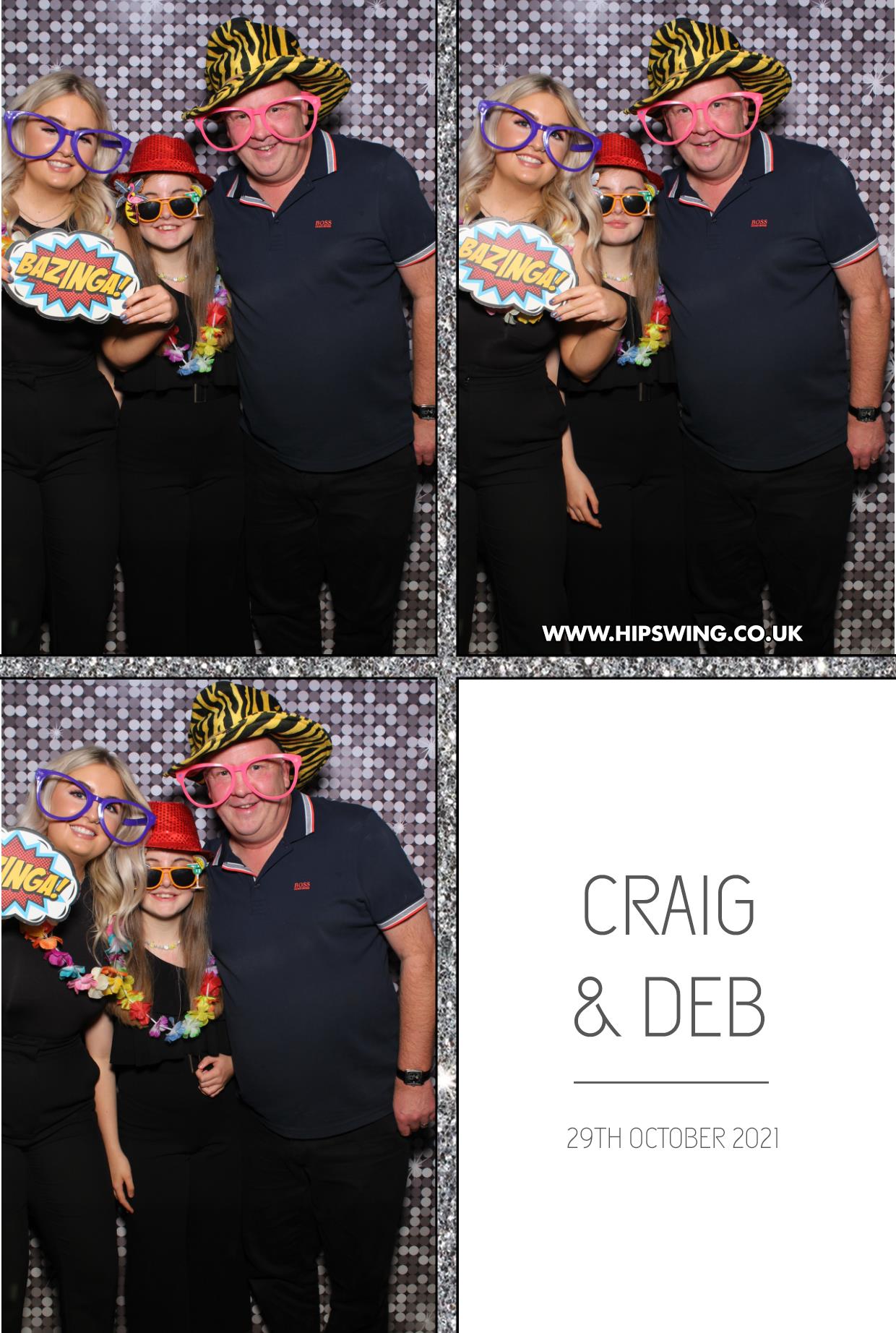 Deborah and Craig | View more photos from the event at gallery.boothtube.co.uk/u/BoothtubeLtd/Deborah-and-Craig