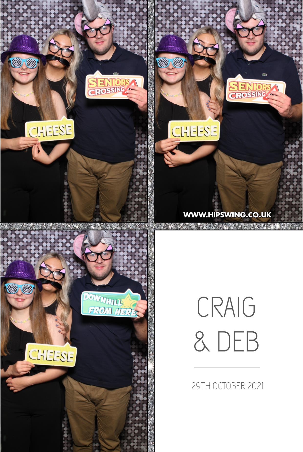 Deborah and Craig | View more photos from the event at gallery.boothtube.co.uk/u/BoothtubeLtd/Deborah-and-Craig