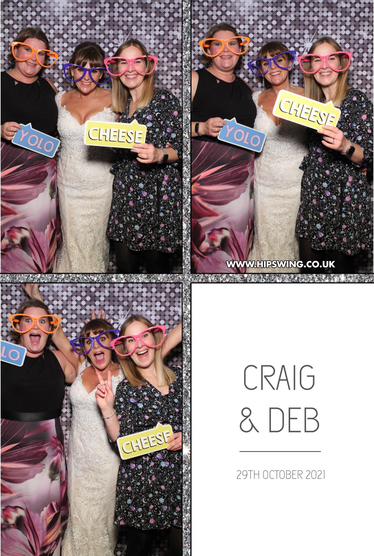 Deborah and Craig | View more photos from the event at gallery.boothtube.co.uk/u/BoothtubeLtd/Deborah-and-Craig