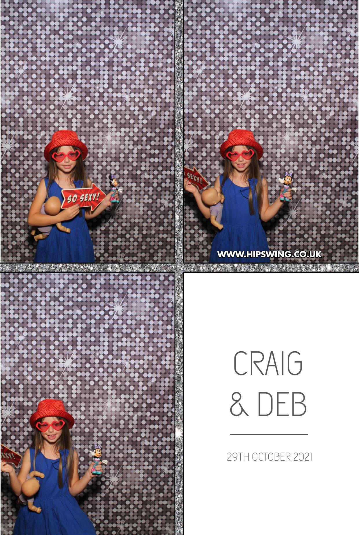Deborah and Craig | View more photos from the event at gallery.boothtube.co.uk/u/BoothtubeLtd/Deborah-and-Craig
