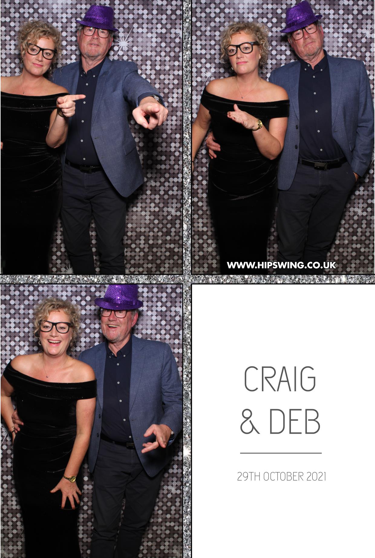 Deborah and Craig | View more photos from the event at gallery.boothtube.co.uk/u/BoothtubeLtd/Deborah-and-Craig