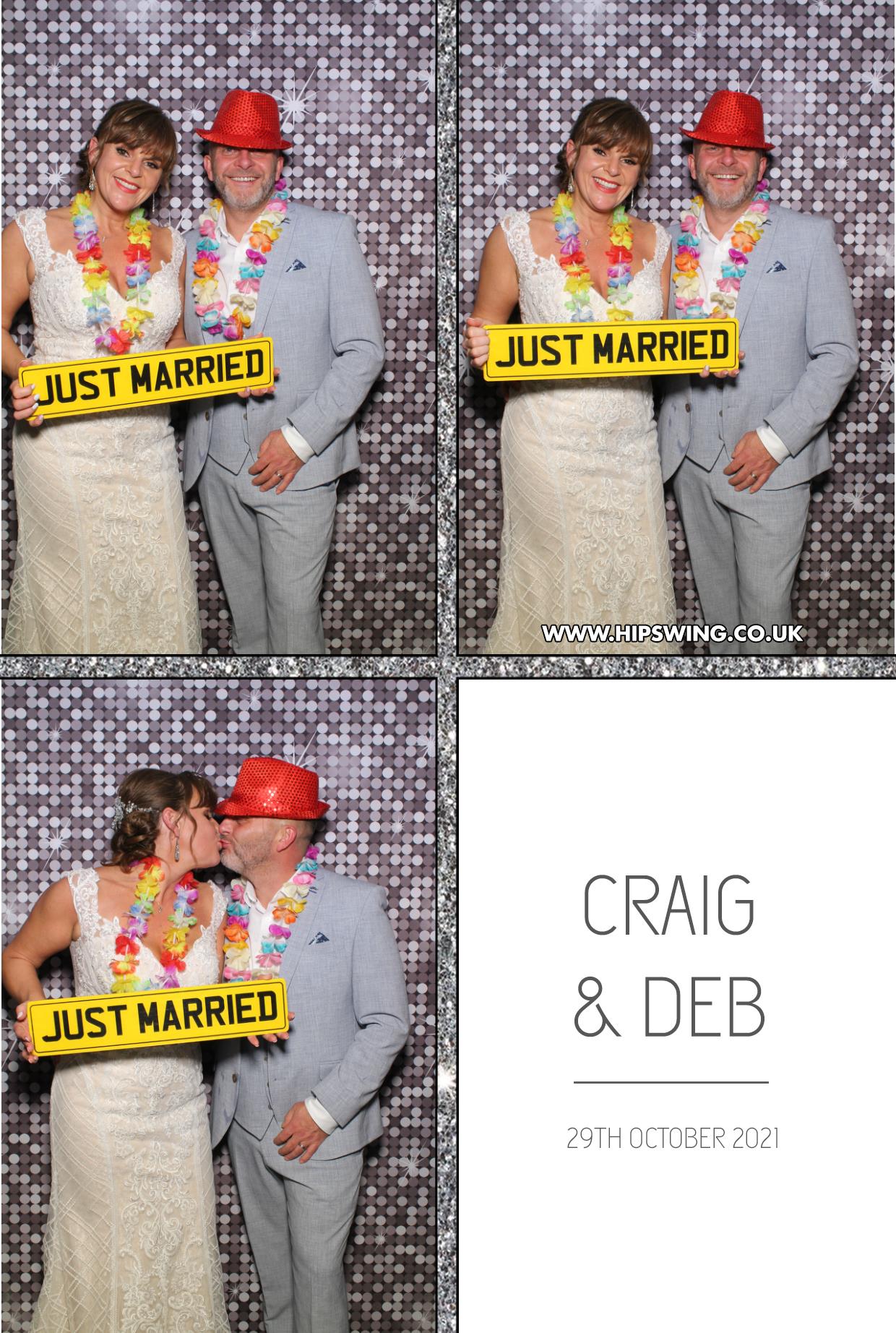 Deborah and Craig | View more photos from the event at gallery.boothtube.co.uk/u/BoothtubeLtd/Deborah-and-Craig