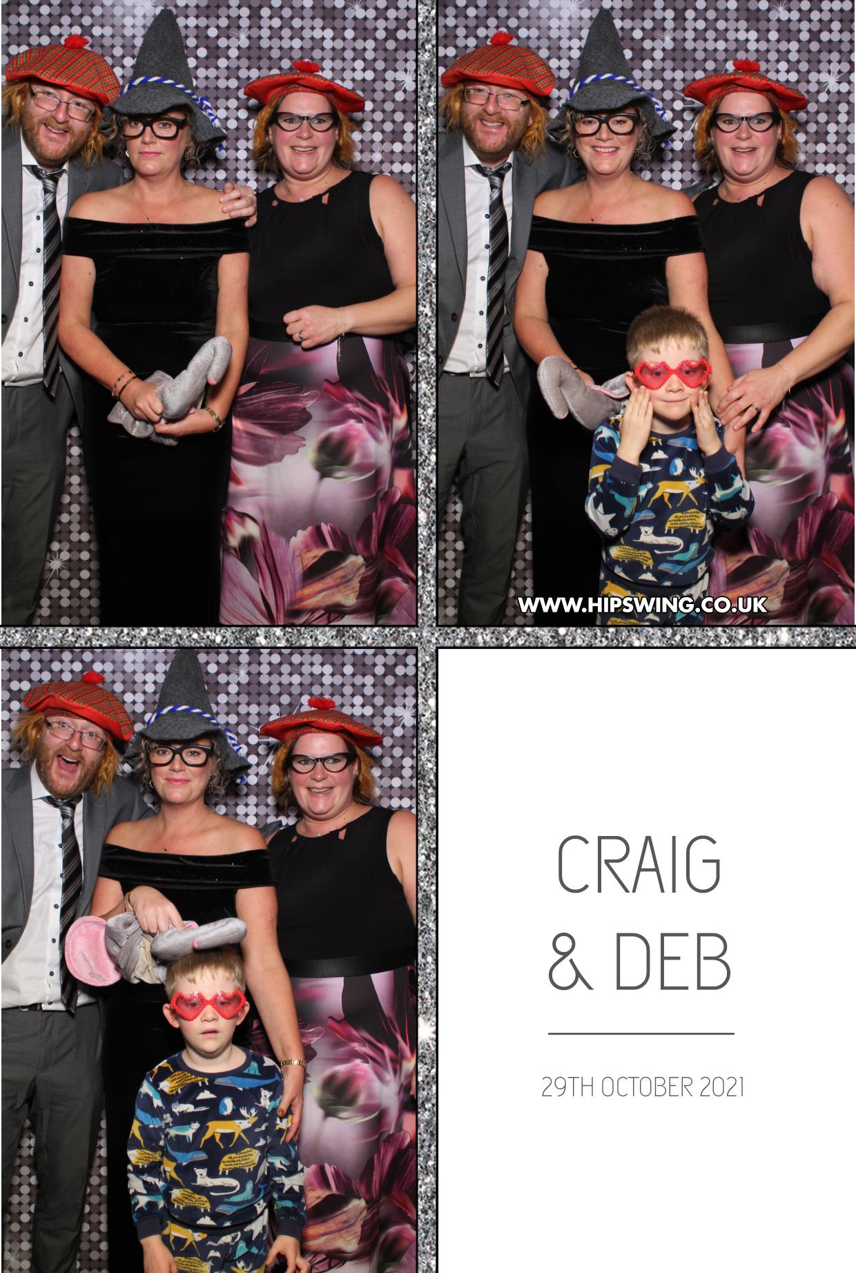 Deborah and Craig | View more photos from the event at gallery.boothtube.co.uk/u/BoothtubeLtd/Deborah-and-Craig