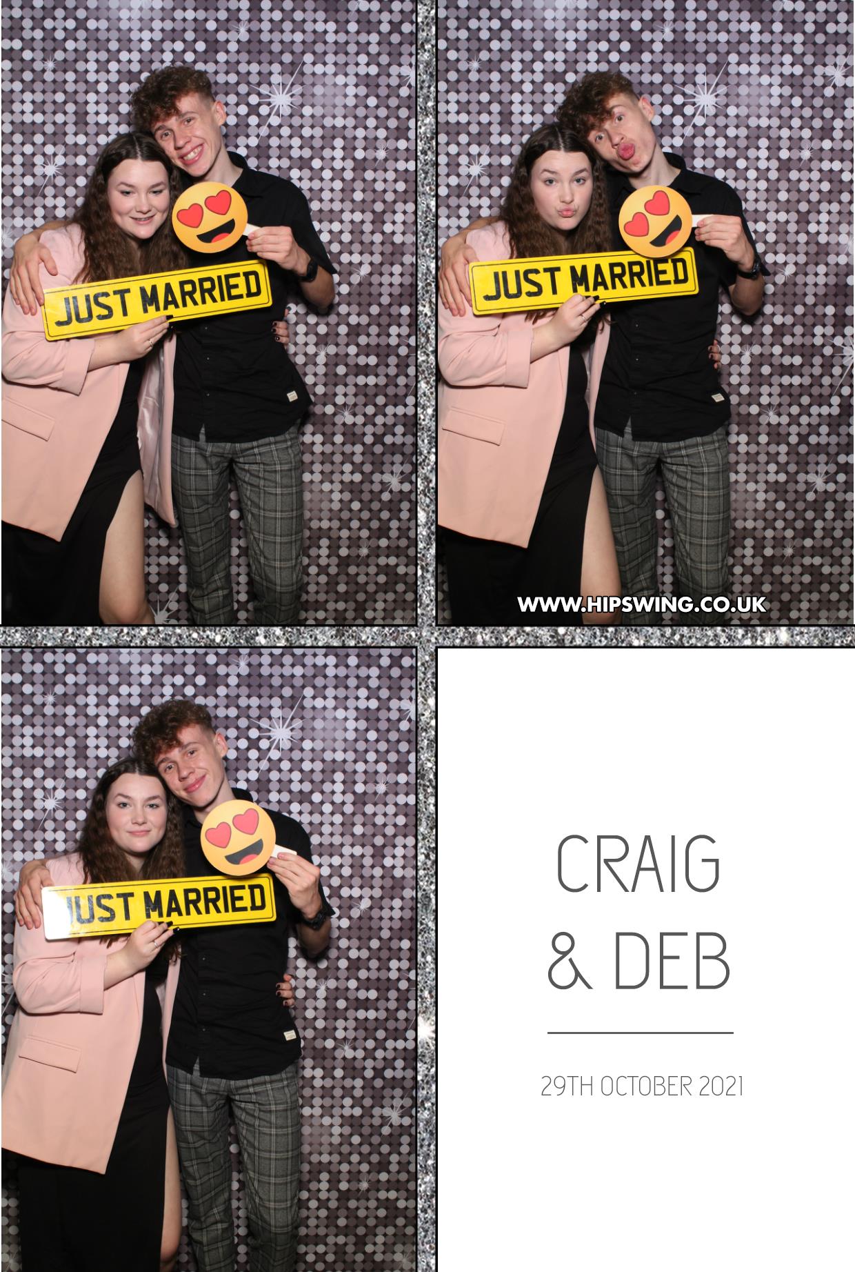 Deborah and Craig | View more photos from the event at gallery.boothtube.co.uk/u/BoothtubeLtd/Deborah-and-Craig