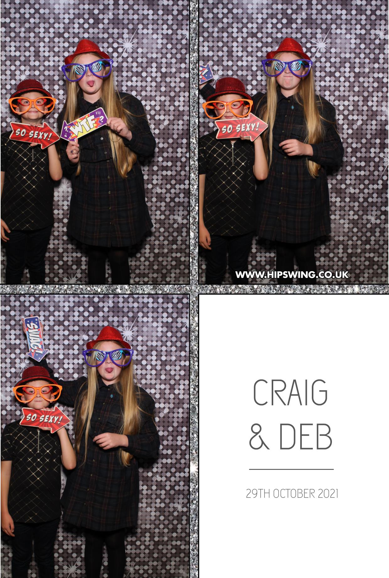 Deborah and Craig | View more photos from the event at gallery.boothtube.co.uk/u/BoothtubeLtd/Deborah-and-Craig