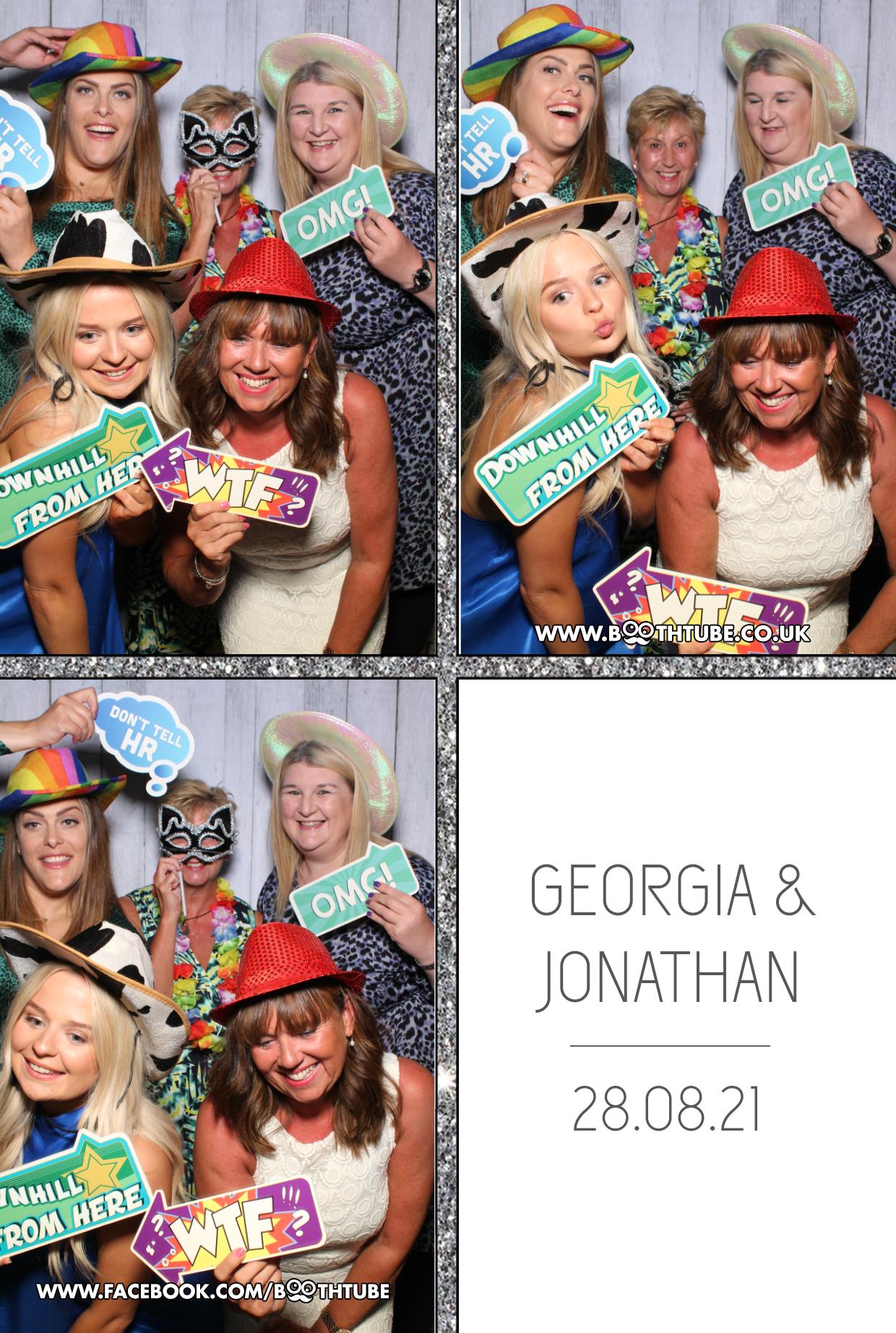 Georgia and Jonathan | View more photos from the event at gallery.boothtube.co.uk/u/BoothtubeLtd/Georgia-and-Jonathan