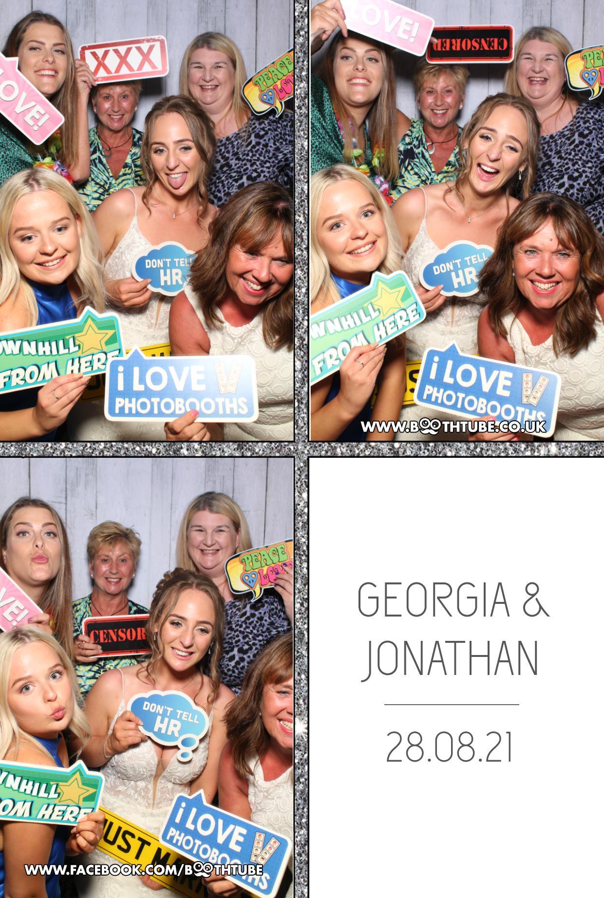 Georgia and Jonathan | View more photos from the event at gallery.boothtube.co.uk/u/BoothtubeLtd/Georgia-and-Jonathan