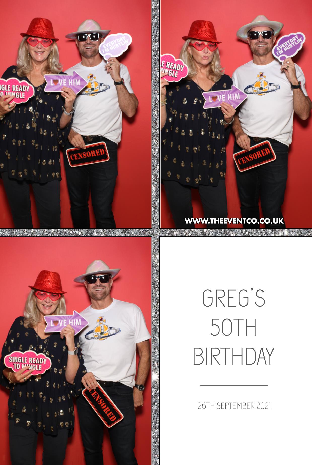 Greg's 50th Birthday | View more photos from the event at gallery.boothtube.co.uk/u/BoothtubeLtd/Gregs-50th-Birthday