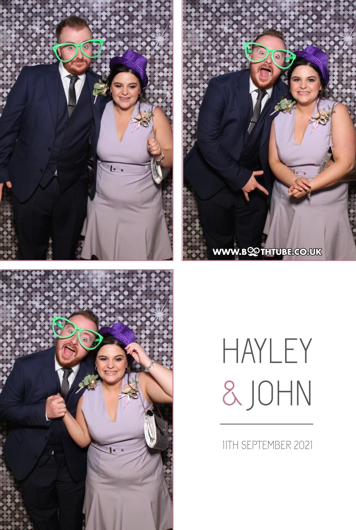 Hayley and John | View more photos from the event at gallery.boothtube.co.uk/u/BoothtubeLtd/Hayley-and-John