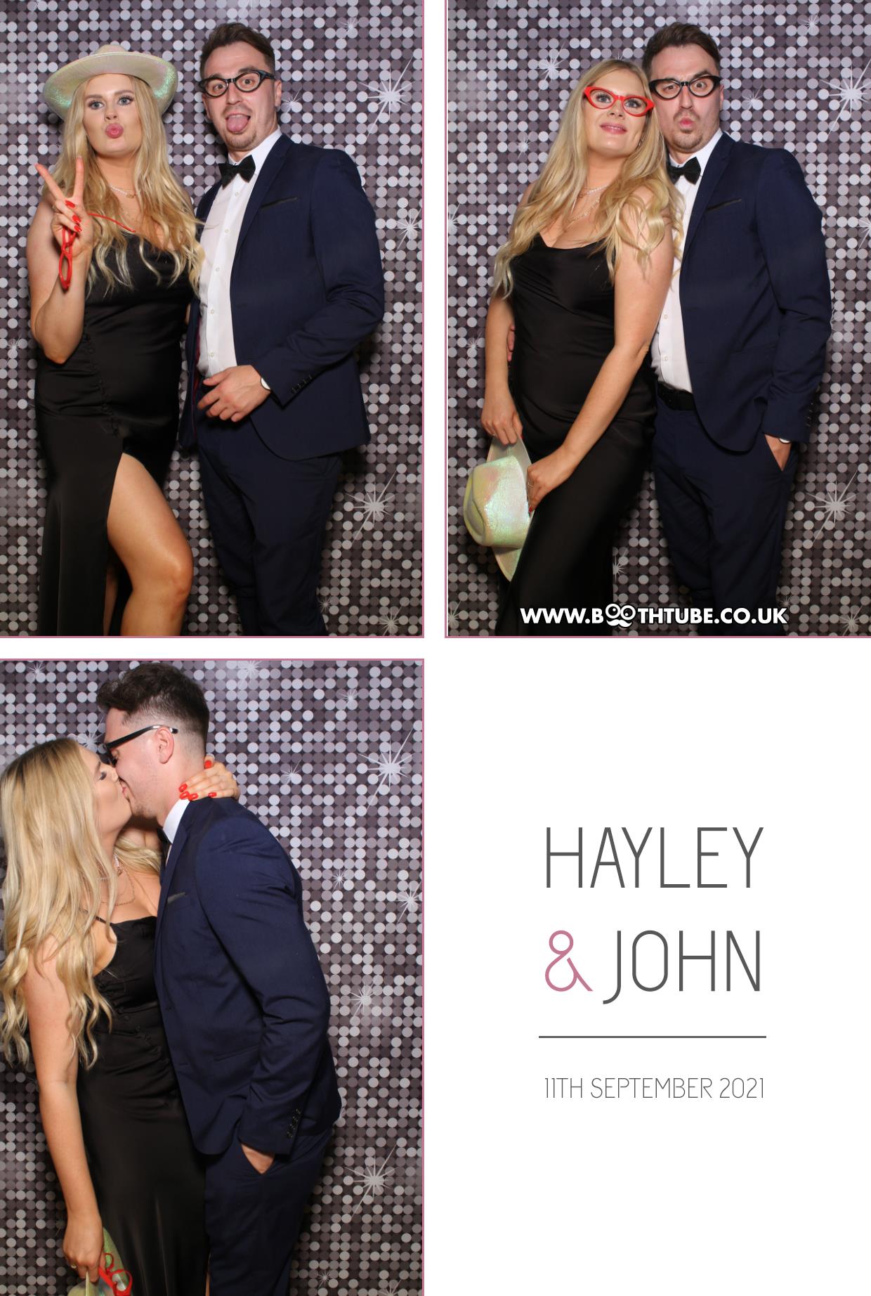 Hayley and John | View more photos from the event at gallery.boothtube.co.uk/u/BoothtubeLtd/Hayley-and-John