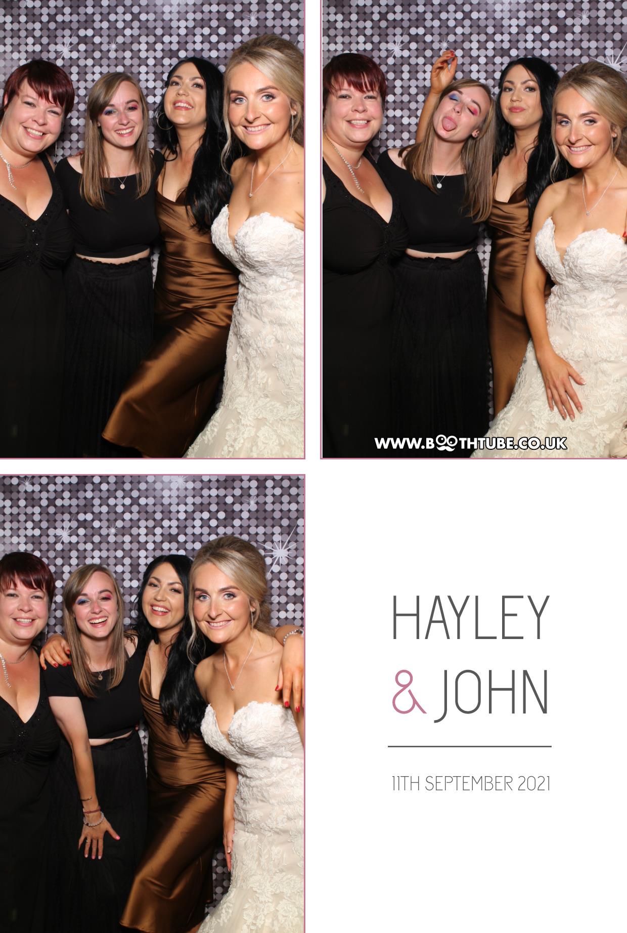 Hayley and John | View more photos from the event at gallery.boothtube.co.uk/u/BoothtubeLtd/Hayley-and-John