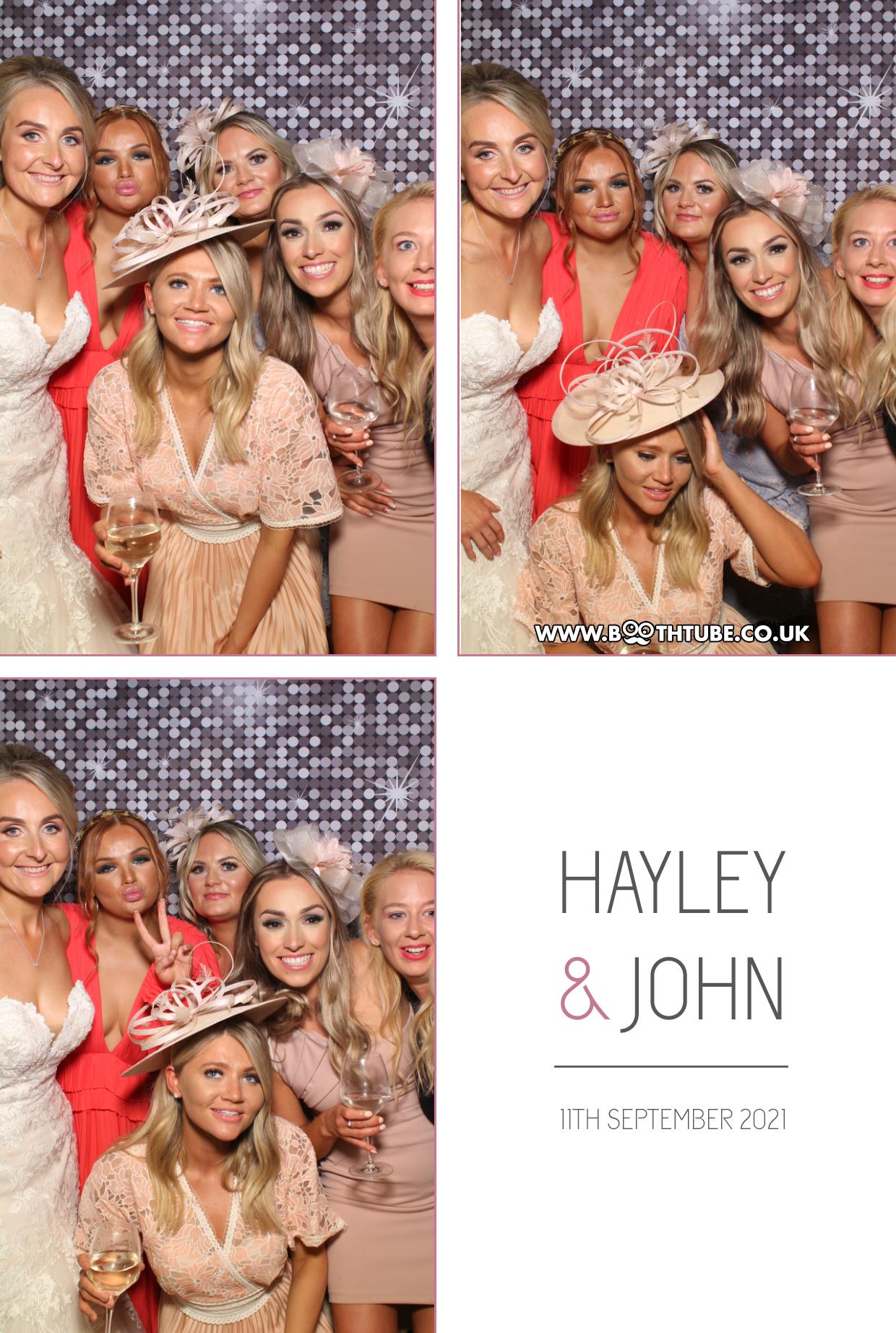 Hayley and John | View more photos from the event at gallery.boothtube.co.uk/u/BoothtubeLtd/Hayley-and-John