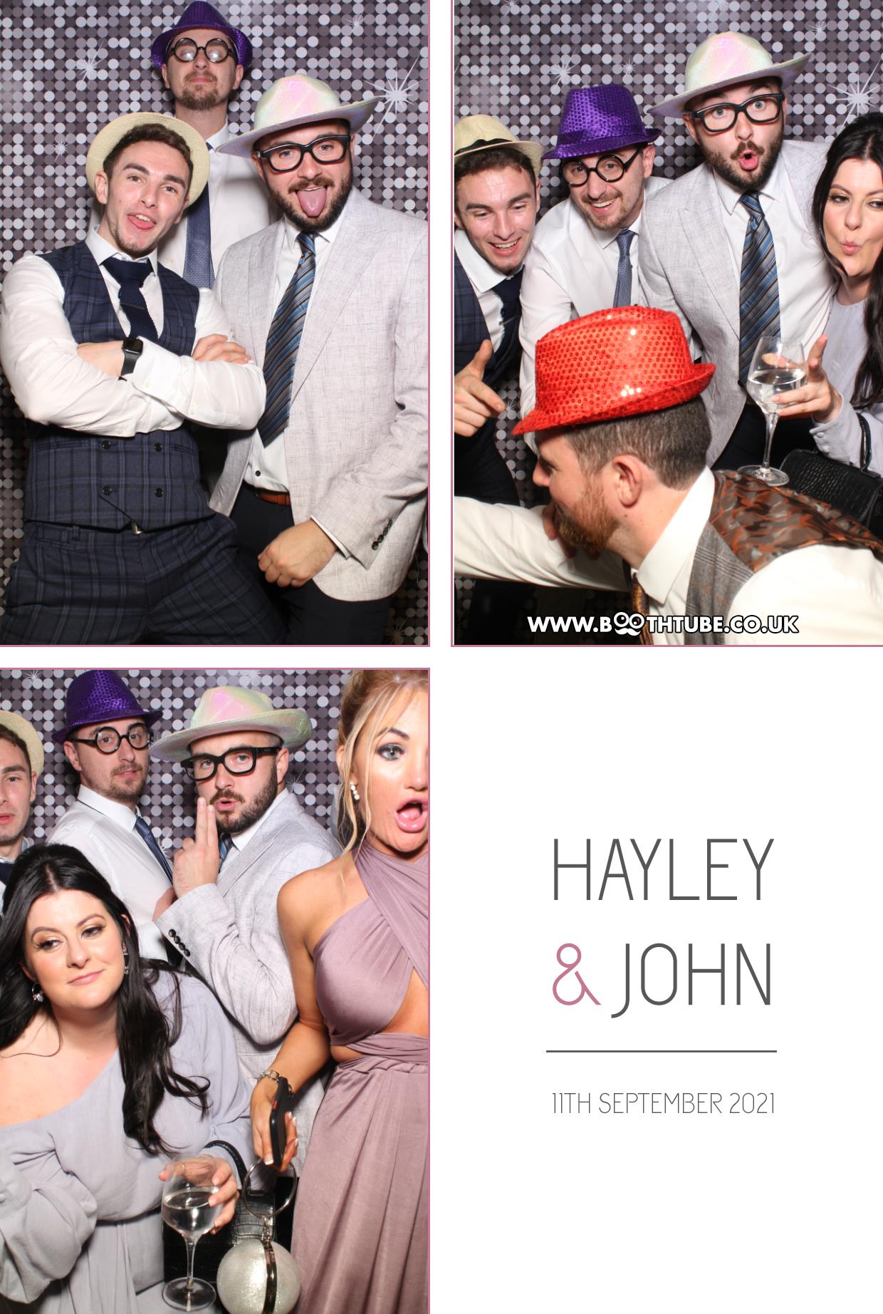 Hayley and John | View more photos from the event at gallery.boothtube.co.uk/u/BoothtubeLtd/Hayley-and-John